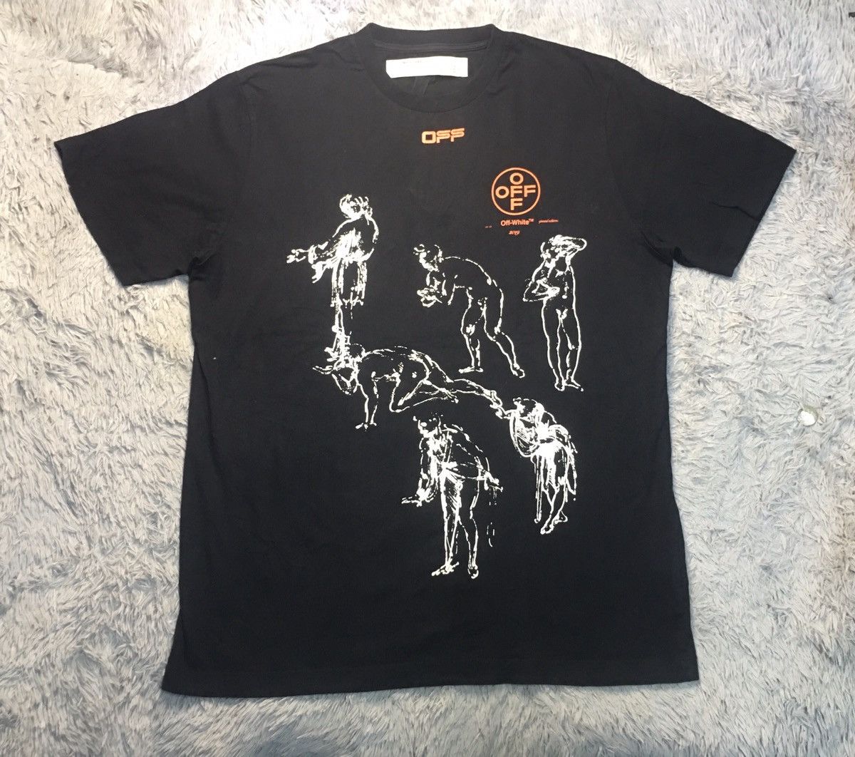 image of Off White X The Louvre Museum in Black, Men's (Size 2XL)