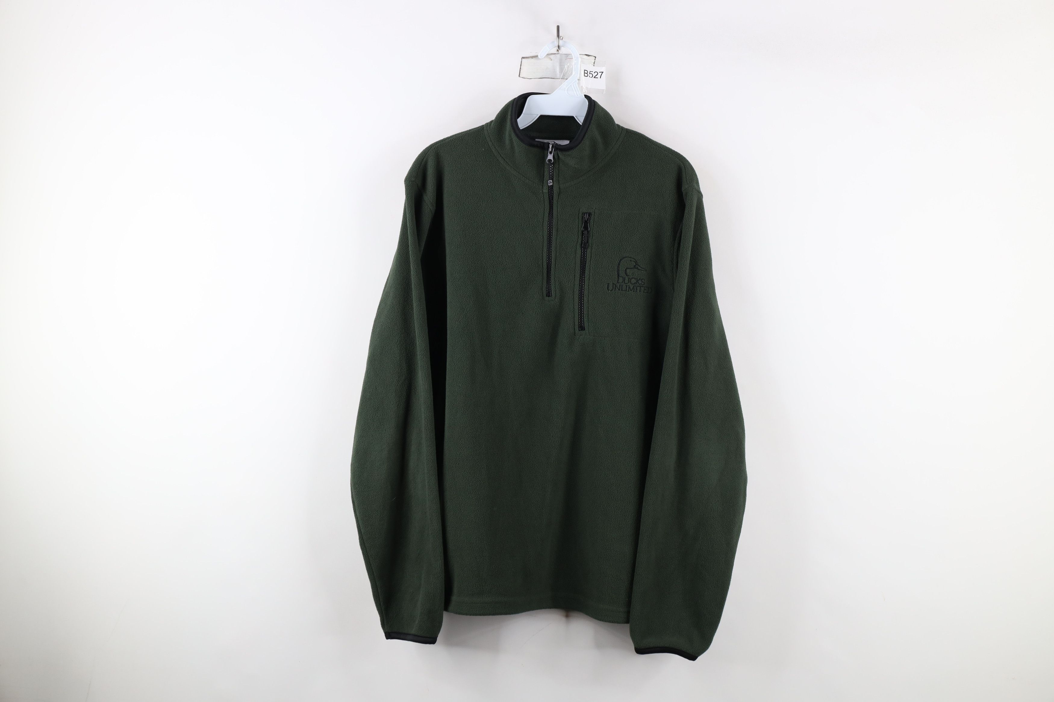 Vintage Vintage 90s Y2K Ducks Unlimited Half Zip Fleece Sweater Size US M / EU 48-50 / 2 - 1 Thumbnail