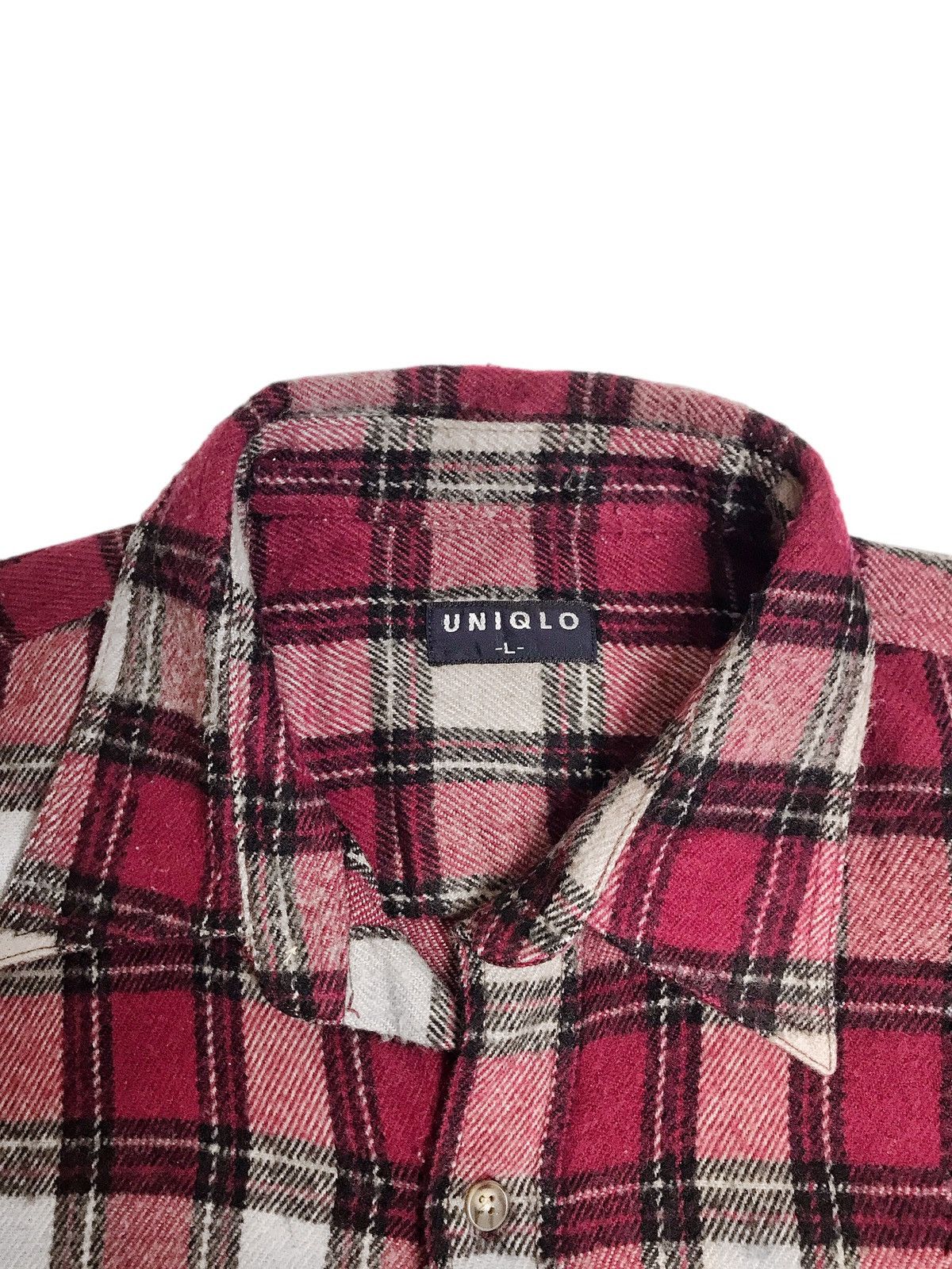 Japanese Brand × Uniqlo × Vintage Uniqlo Vintage Plaid Wool Flannel Size US XL / EU 56 / 4 - 6 Thumbnail