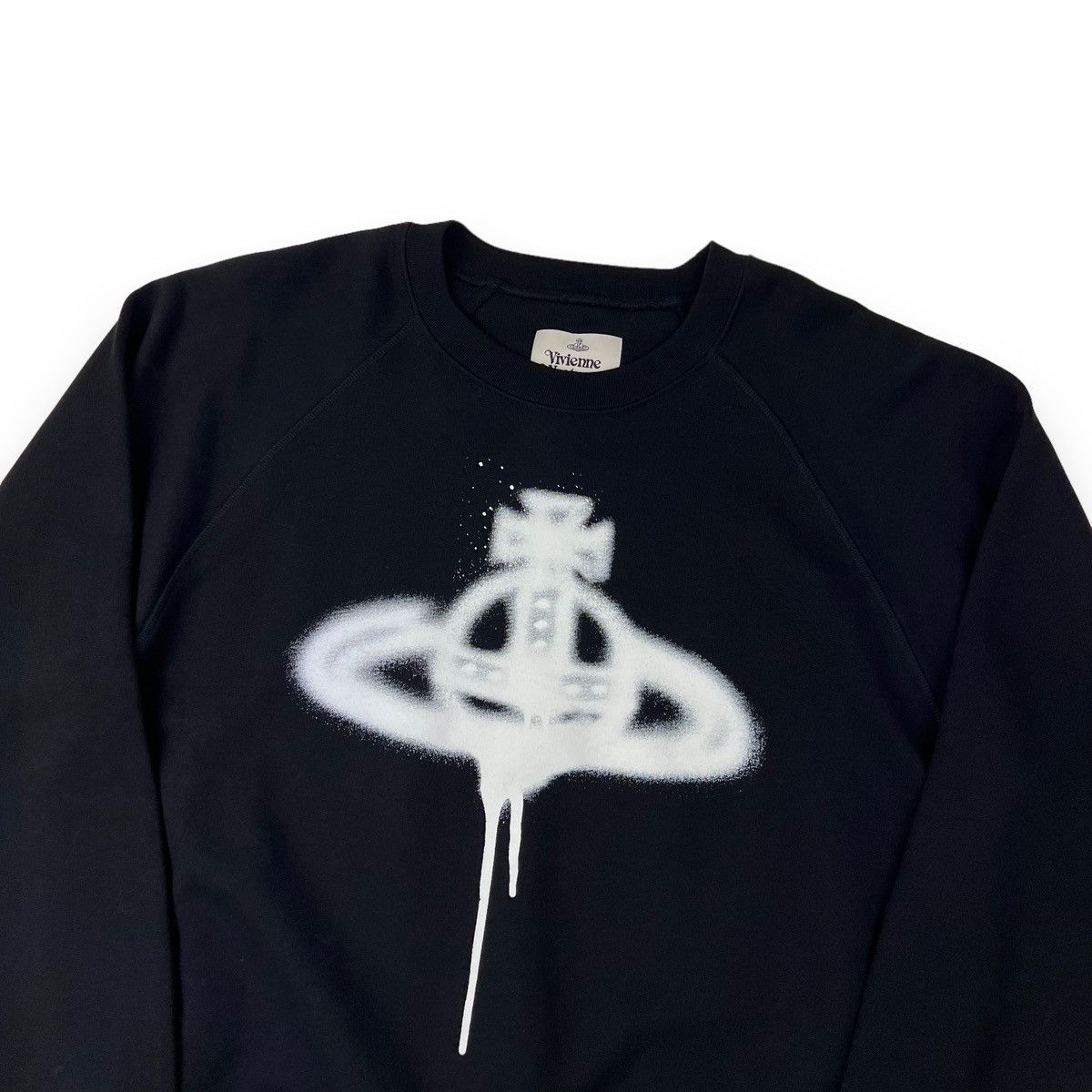 Vivienne Westwood Spray Orb Black Sweatshirt