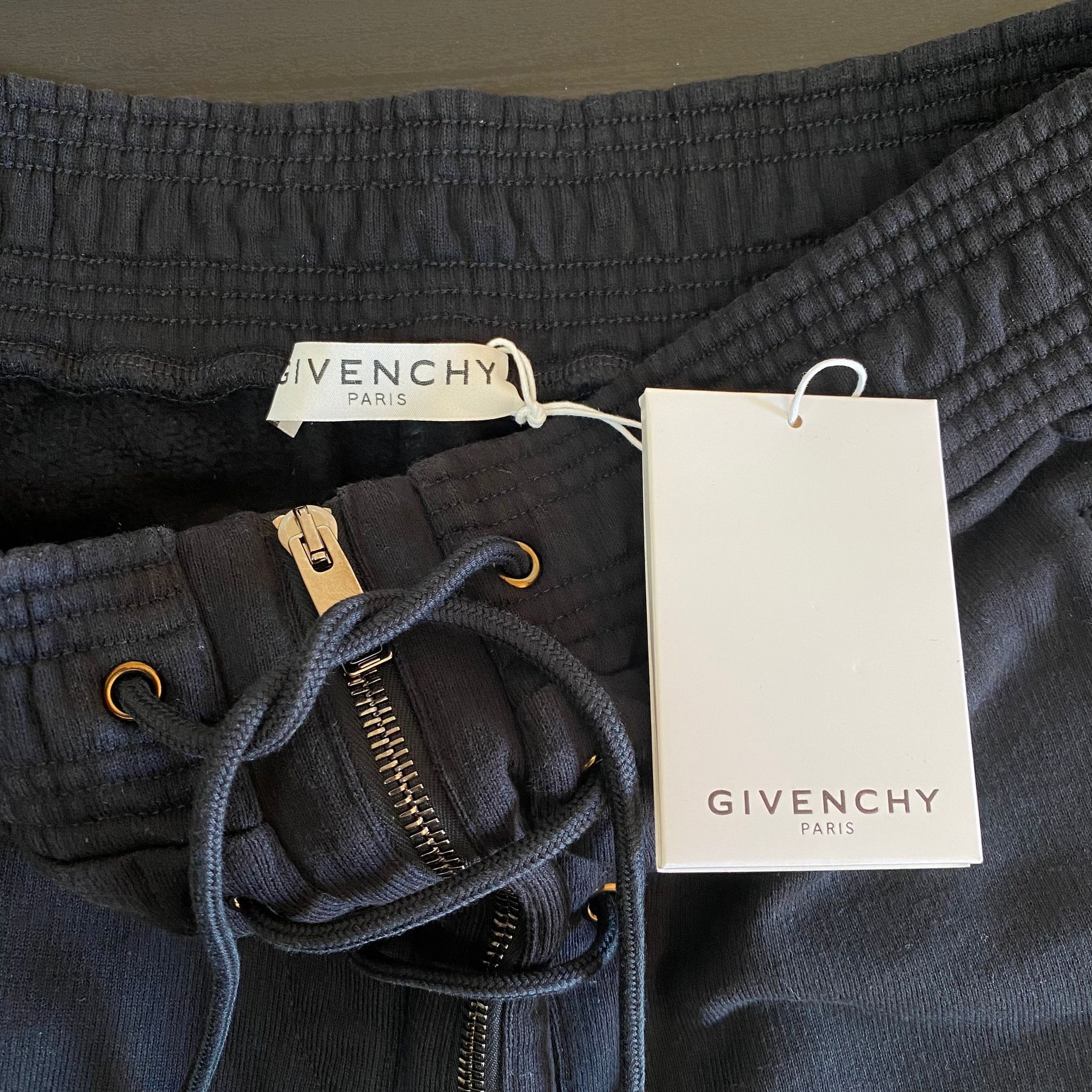Givenchy Black Lace up Zipped Sweatpants Size US 32 / EU 48 - 4 Thumbnail