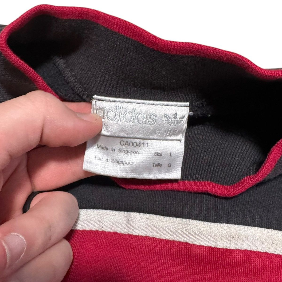 Adidas × Vintage Vintage New York New Jersey Knights Stained Sweatshirt Large Size US L / EU 52-54 / 3 - 9 Thumbnail