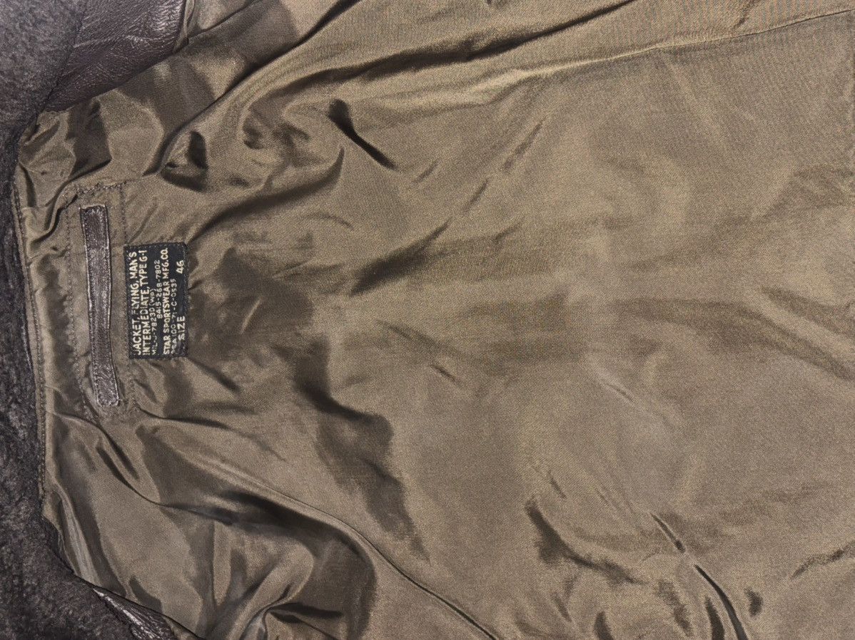 Other Vintage US NavyG-1 Flight Jacket Goatskin Size 46 Size US XL / EU 56 / 4 - 5 Thumbnail