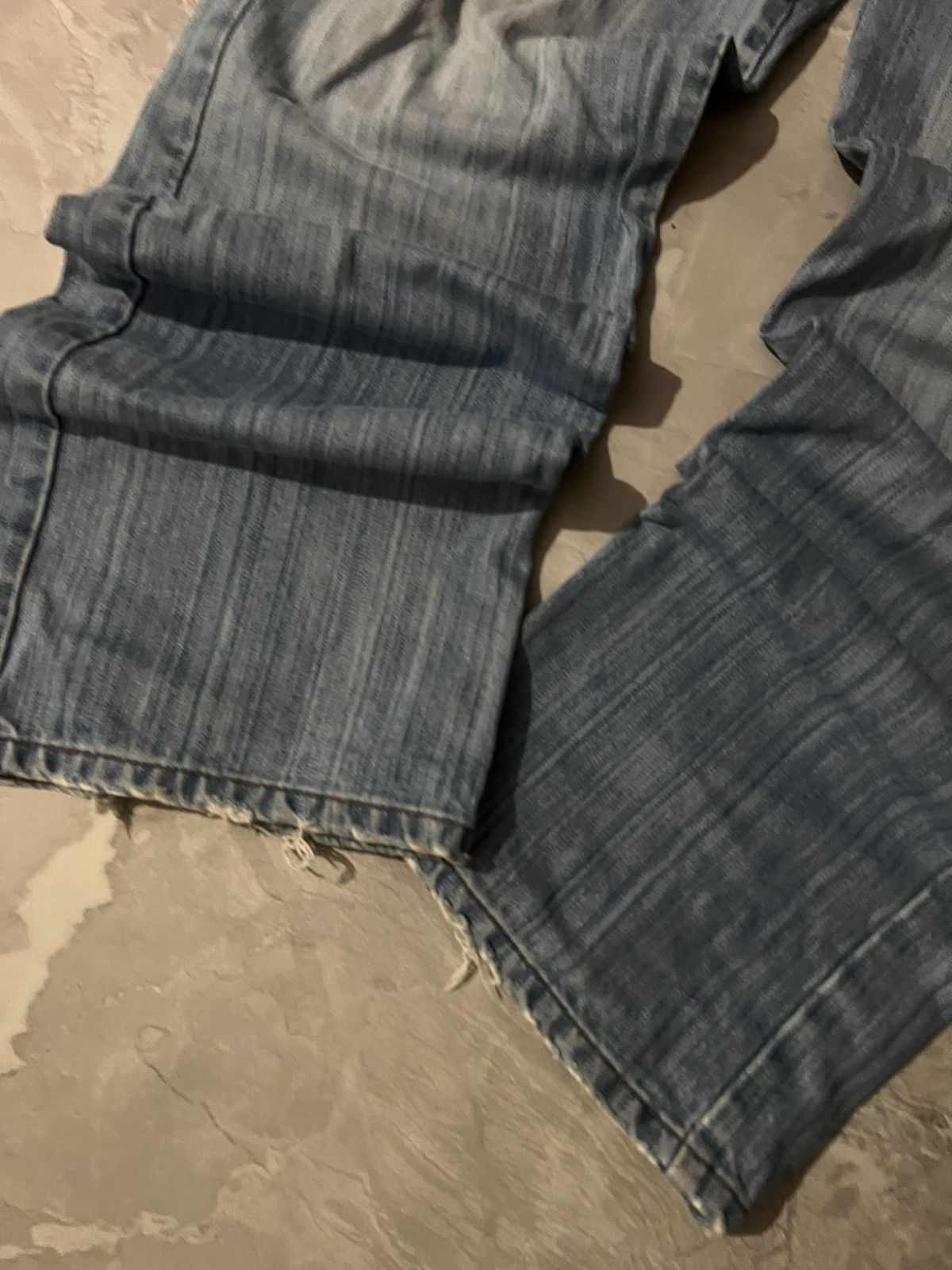 Japanese Brand Japanese Retro Avan Baggy Jean — Destroyed Swag Style Y2K Size US 40 / EU 56 - 8 Thumbnail