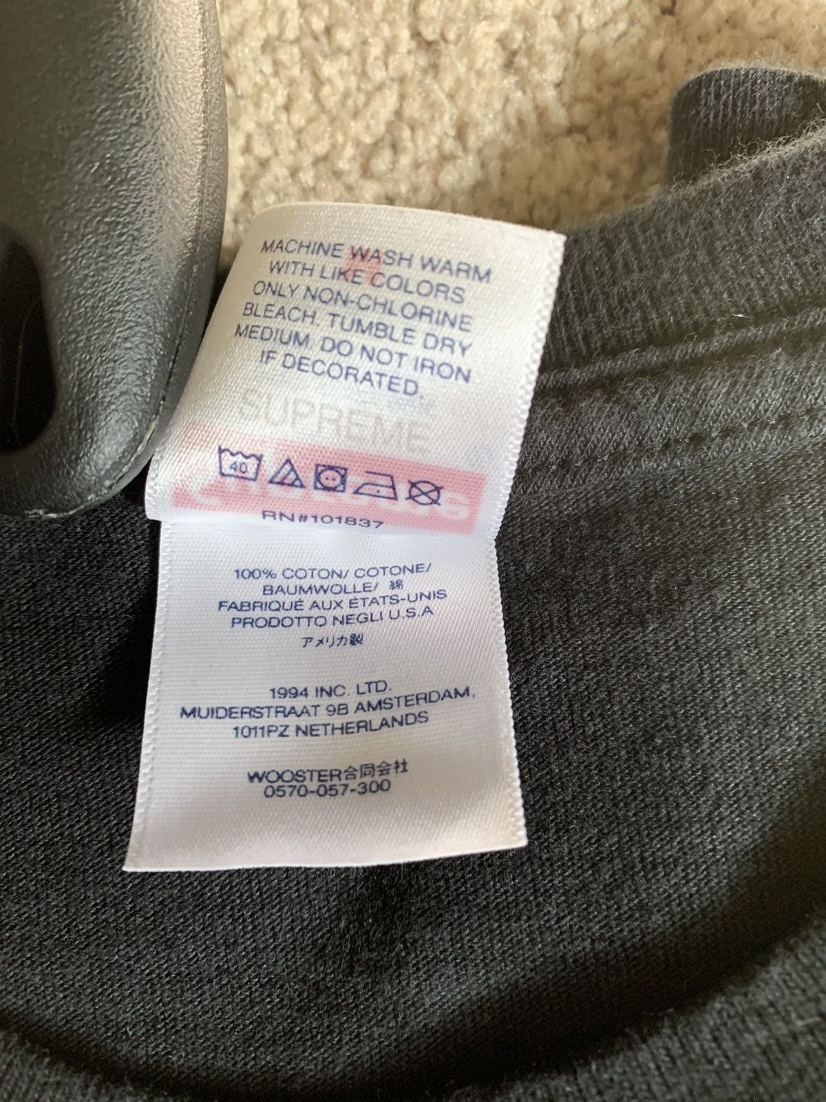 Supreme Supreme Eyewear Tee Black #2 Size US M / EU 48-50 / 2 - 5 Thumbnail