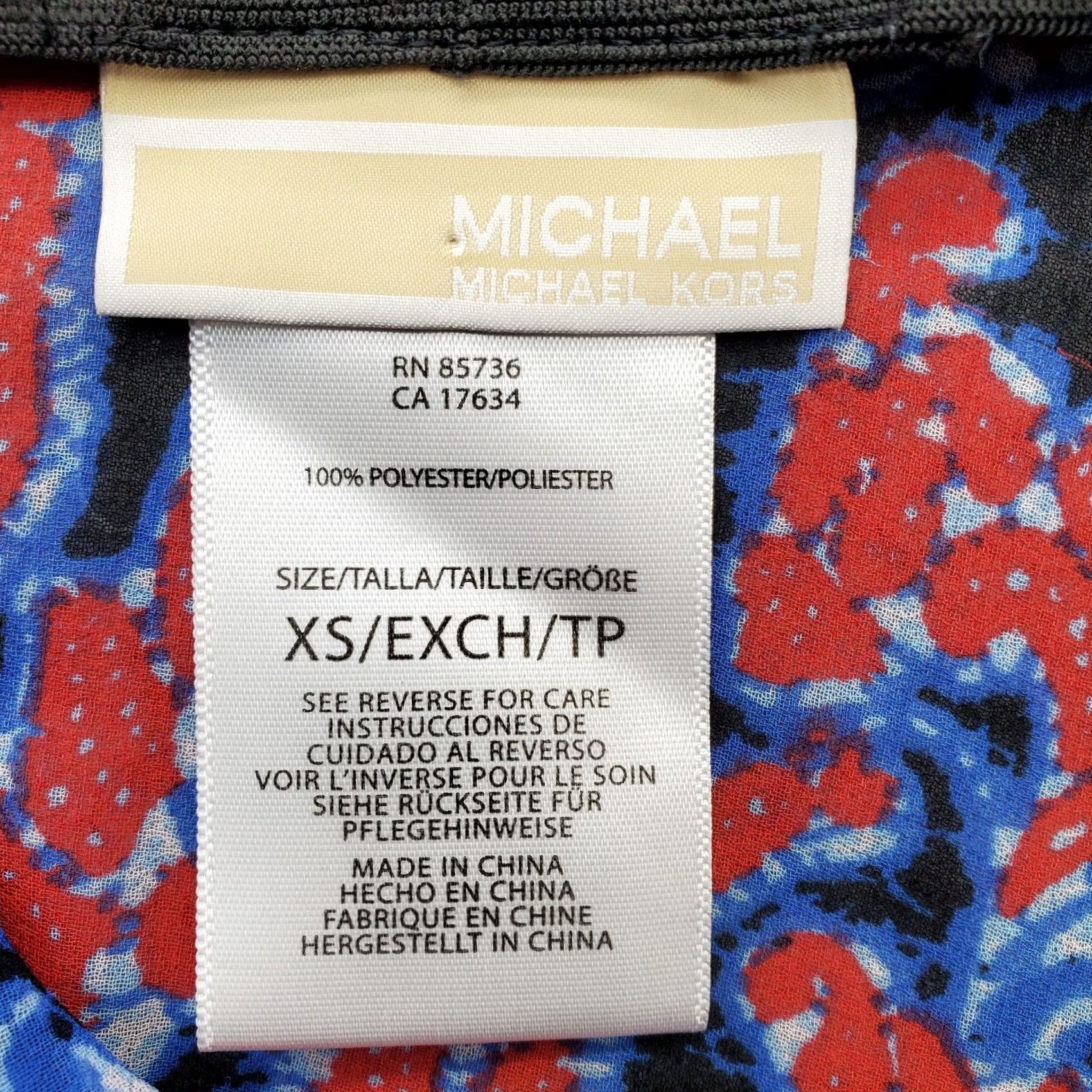 Michael Kors Michael Kors Layered Skirt Womens XS Multicolor Paisley Elastic Waistband Pull On Size 26" / US 2 / IT 38 - 5 Thumbnail