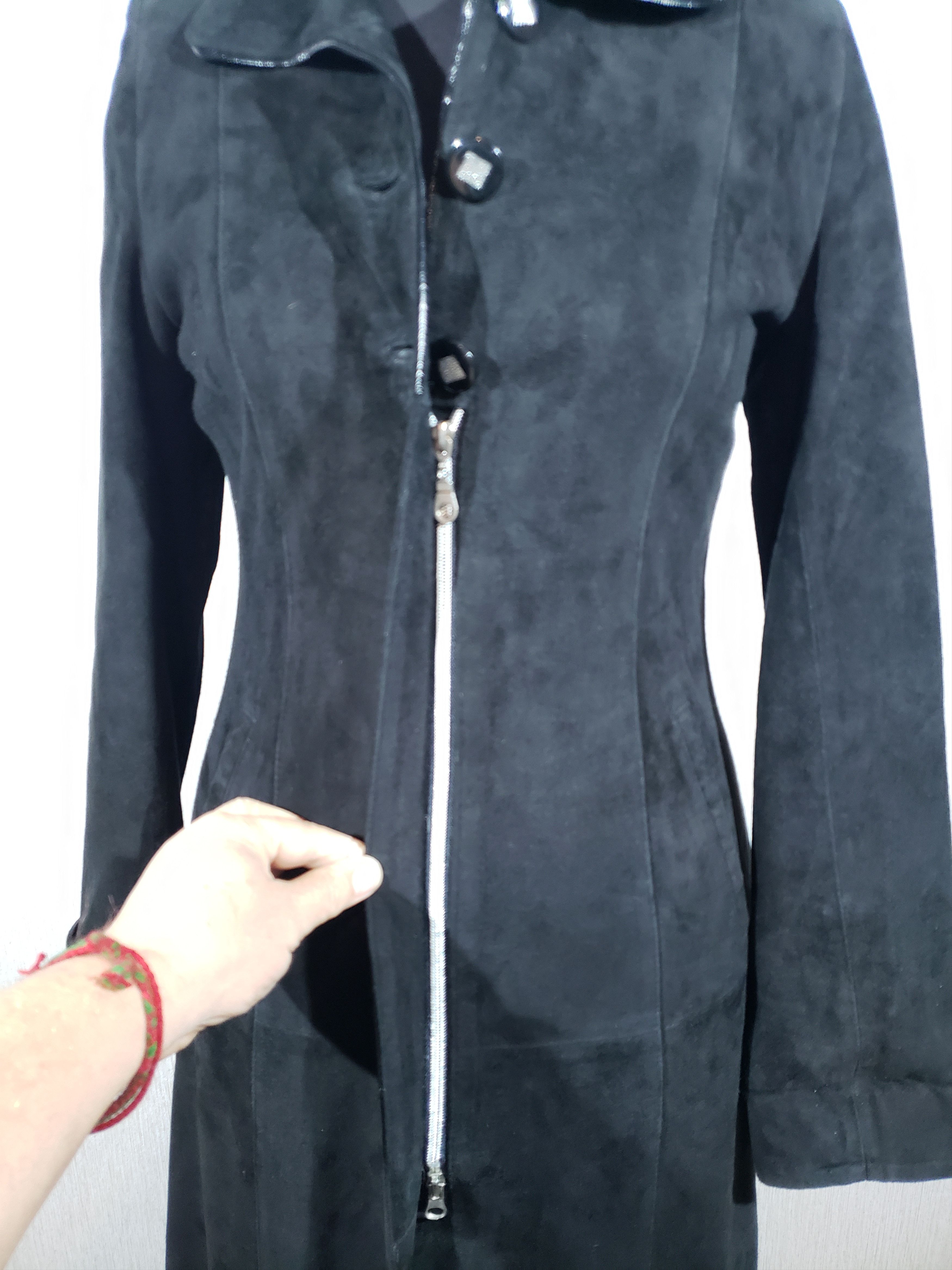 Other Black women's suede jacket. Size M / US 6-8 / IT 42-44 - 5 Thumbnail