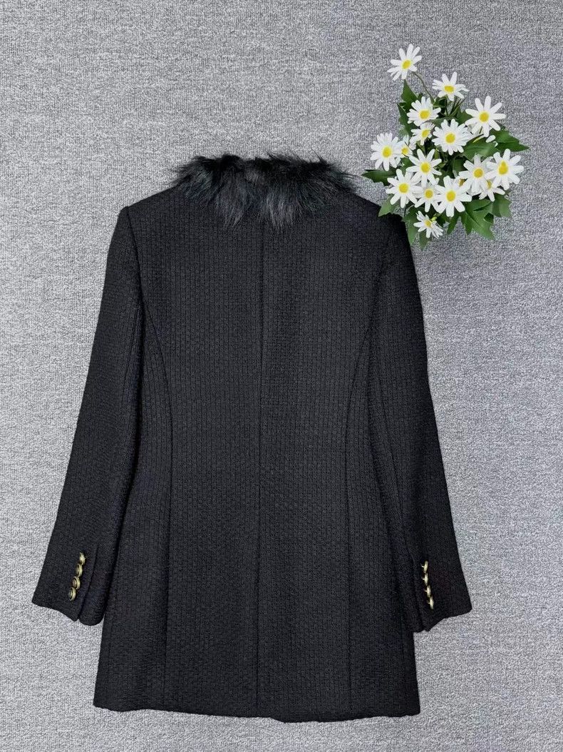 Yves Saint Laurent Saint Laurent Tweed with fur collar suit 2502-Nextarrow Size XS / US 0-2 / IT 36-38 - 2 Thumbnail