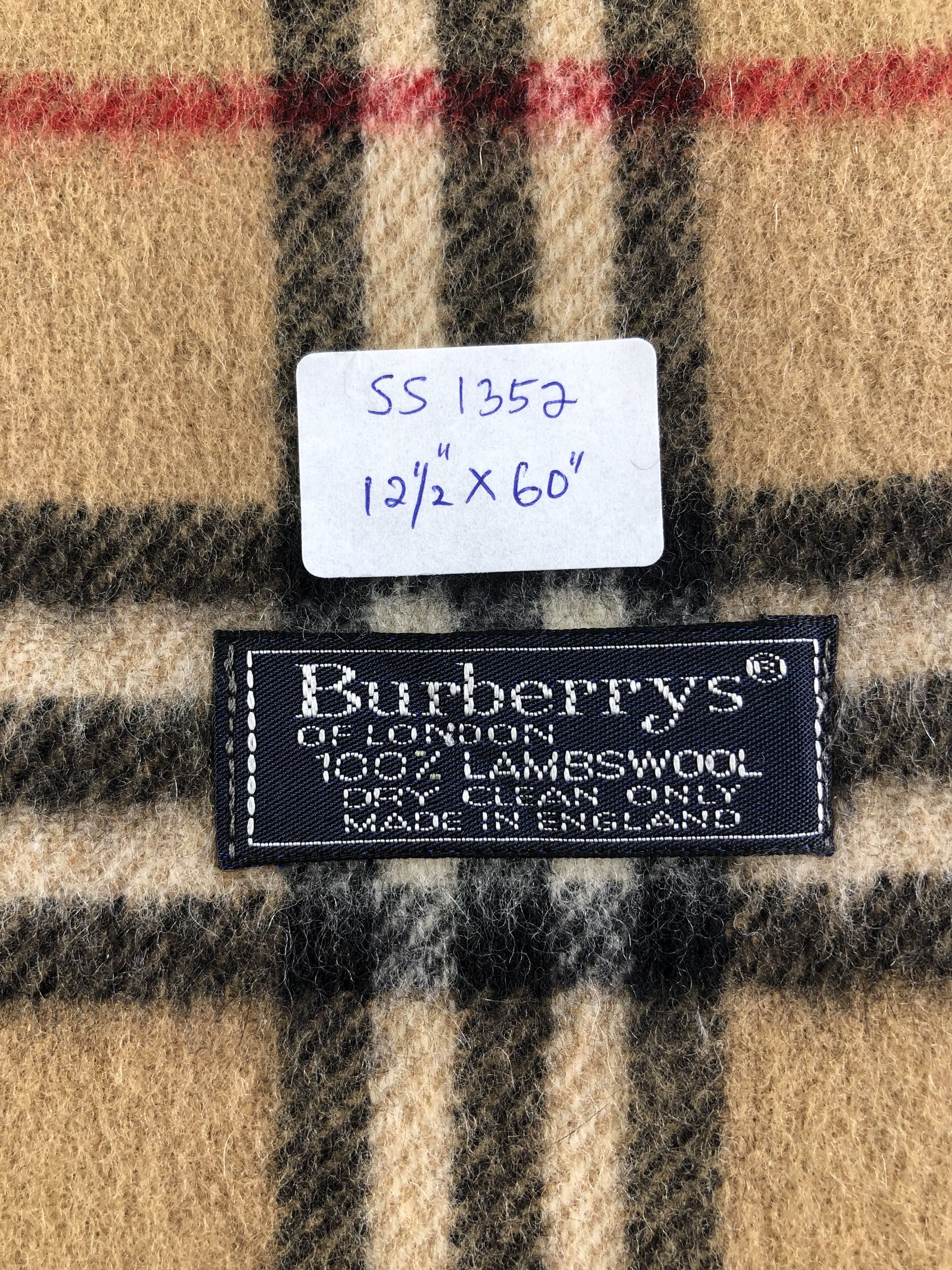 Burberry Burberrys Scarf / Muffler / Neckwear SS1352 Size ONE SIZE - 4 Thumbnail