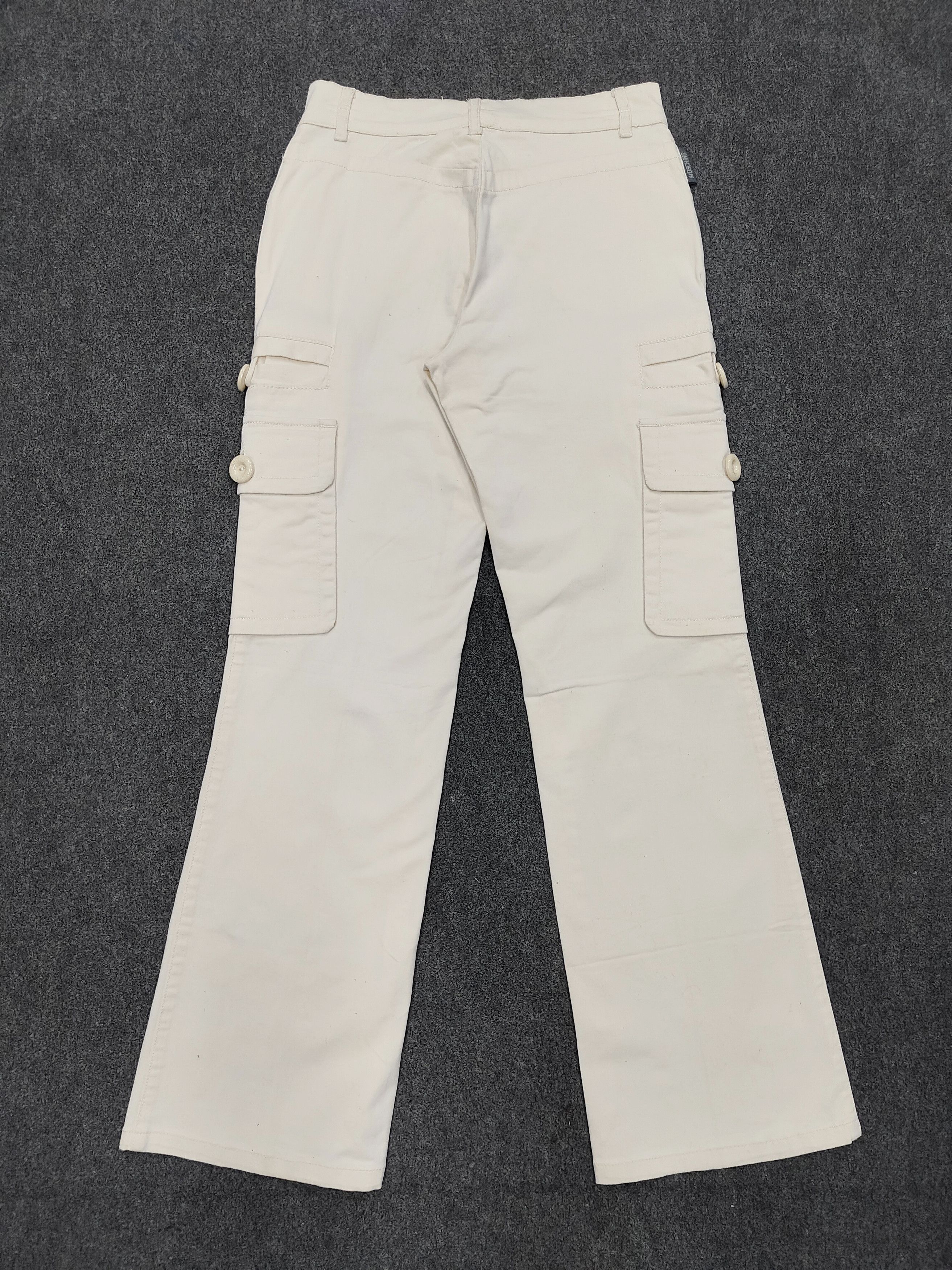 Moschino 2000s Moschino- Minimalist Military Multi Pocket Cargo Pants Size 28" / US 6 / IT 42 - 4 Thumbnail