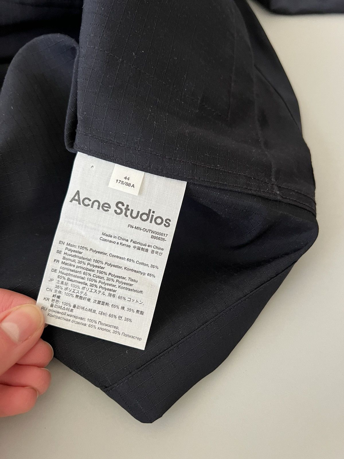 Acne Studios Acne Studios Casual Ripstop Jacket Size US M / EU 48-50 / 2 - 7 Thumbnail