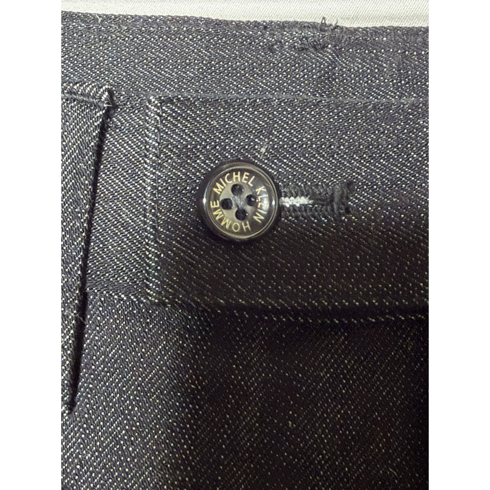 Michel Klein Michel Klein black cotton blend chino pants 30x28 Size US 30 / EU 46 - 4 Thumbnail