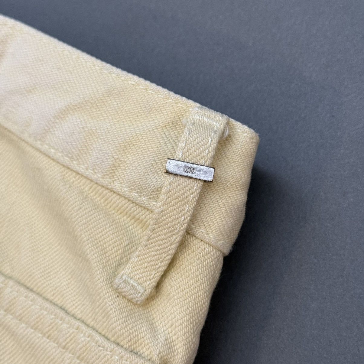 Dior Dior Homme SS06 Jaune Clair Clawmark Jeans Size US 27 - 7 Thumbnail