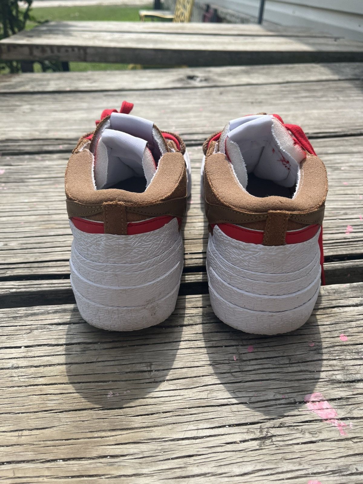 Nike × Sacai Nike Blazer Low Sacai British Tan Size US 9.5 / EU 42-43 - 4 Thumbnail