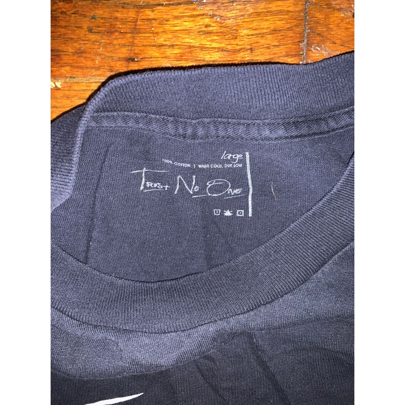 Other Trust No One TNO Graffiti T Shirt Large Black Streetwear Size US L / EU 52-54 / 3 - 3 Thumbnail