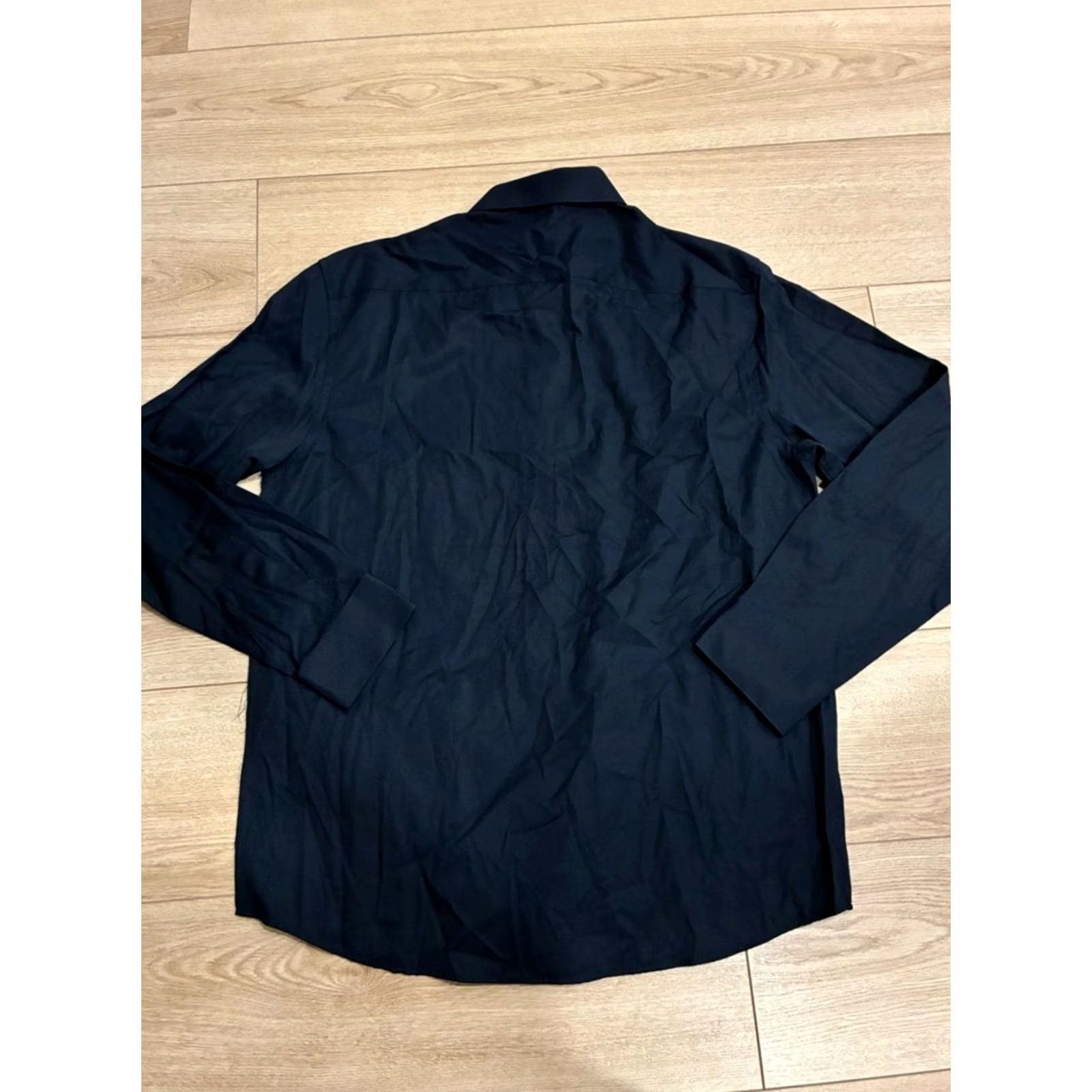 Ben Sherman NWT Ben Sherman Men’s Dobby Dot Shirt Navy Blue Button Up Size XL 17-17.5 Size US XL / EU 56 / 4 - 8 Thumbnail