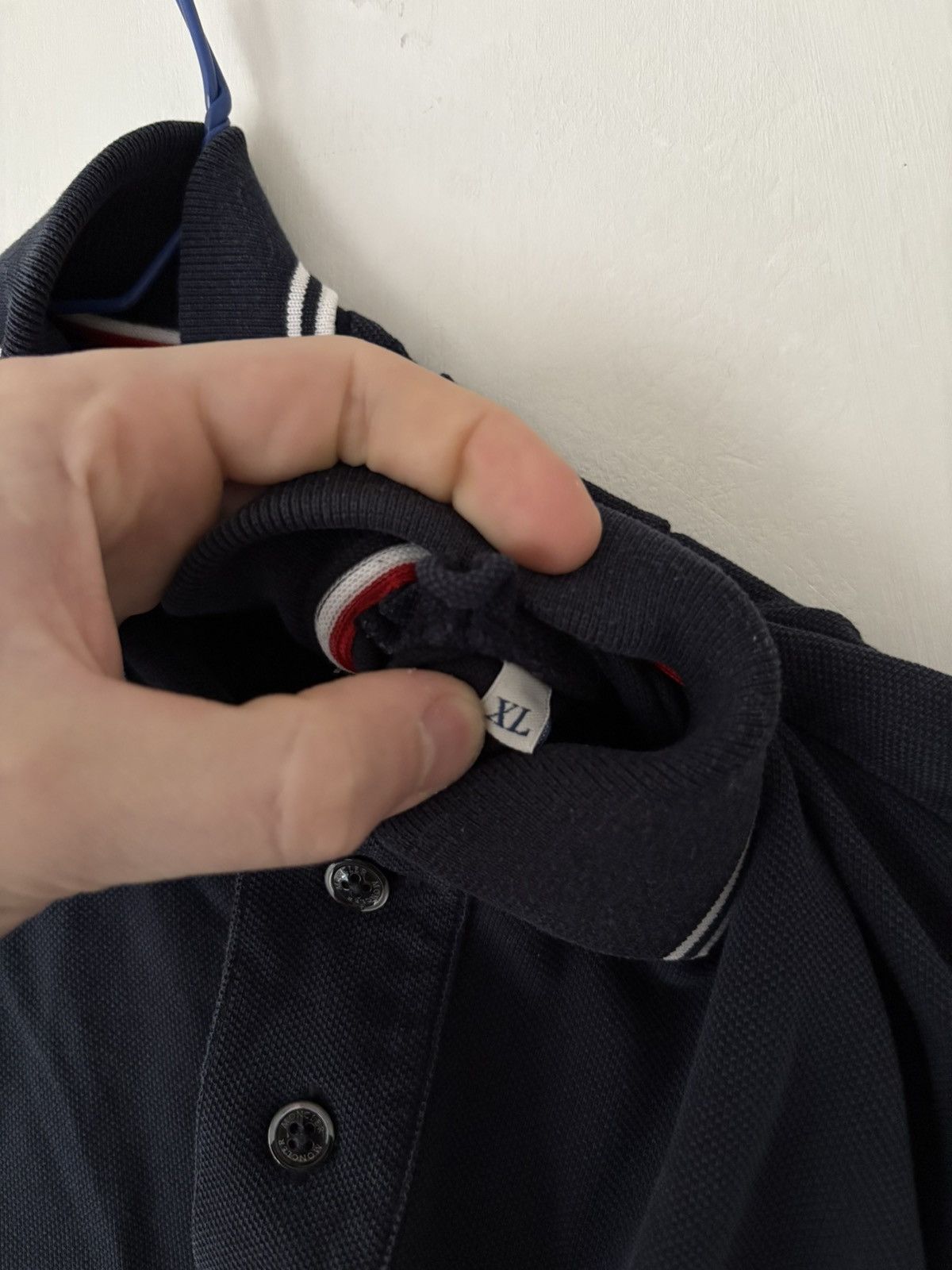 Moncler Moncler Luxury Logo Tshirt Size US XL / EU 56 / 4 - 5 Thumbnail