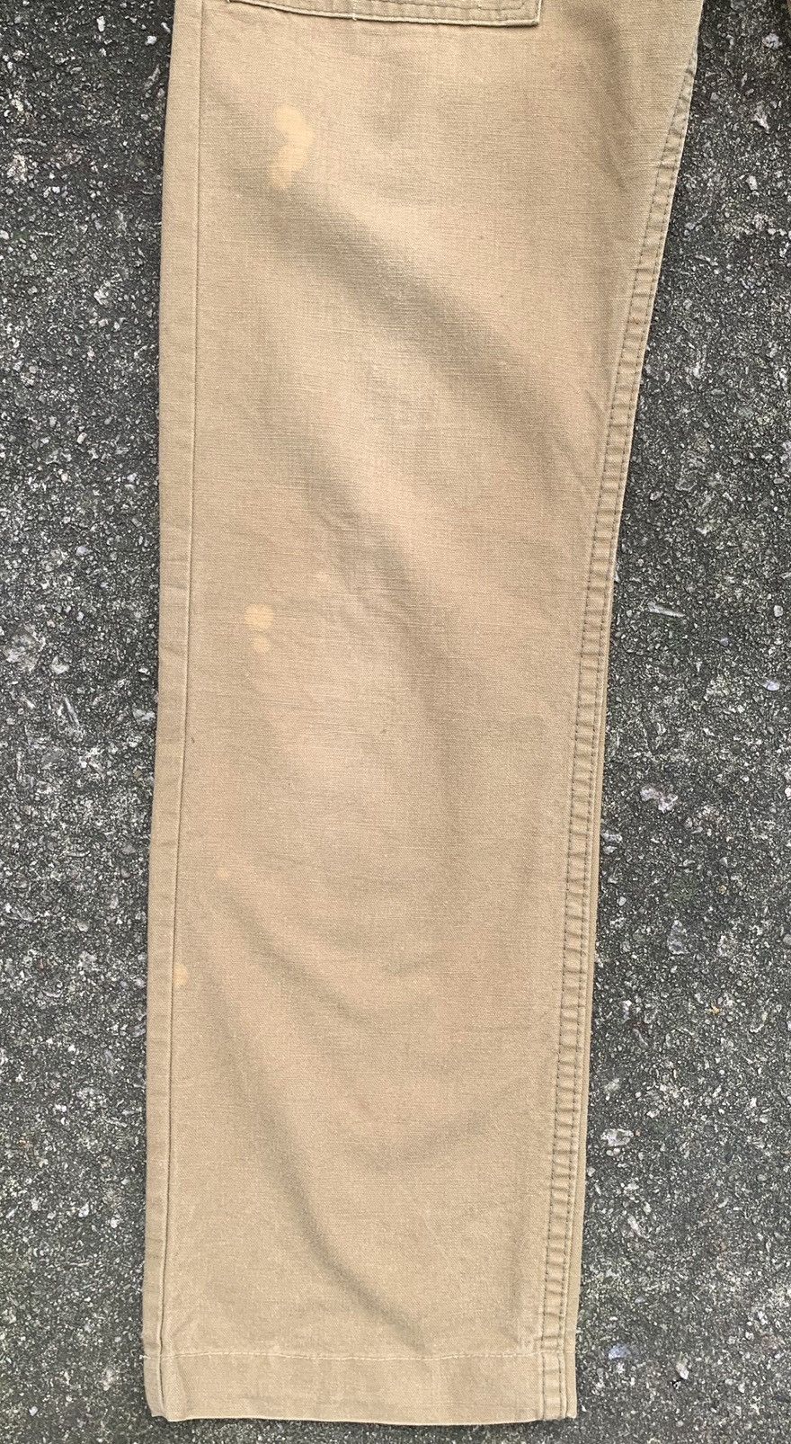 Chimala 🔥Distressed Chimala Fatigue Baker Buckle Back CANVAS Pants Size US 28 / EU 44 - 10 Thumbnail