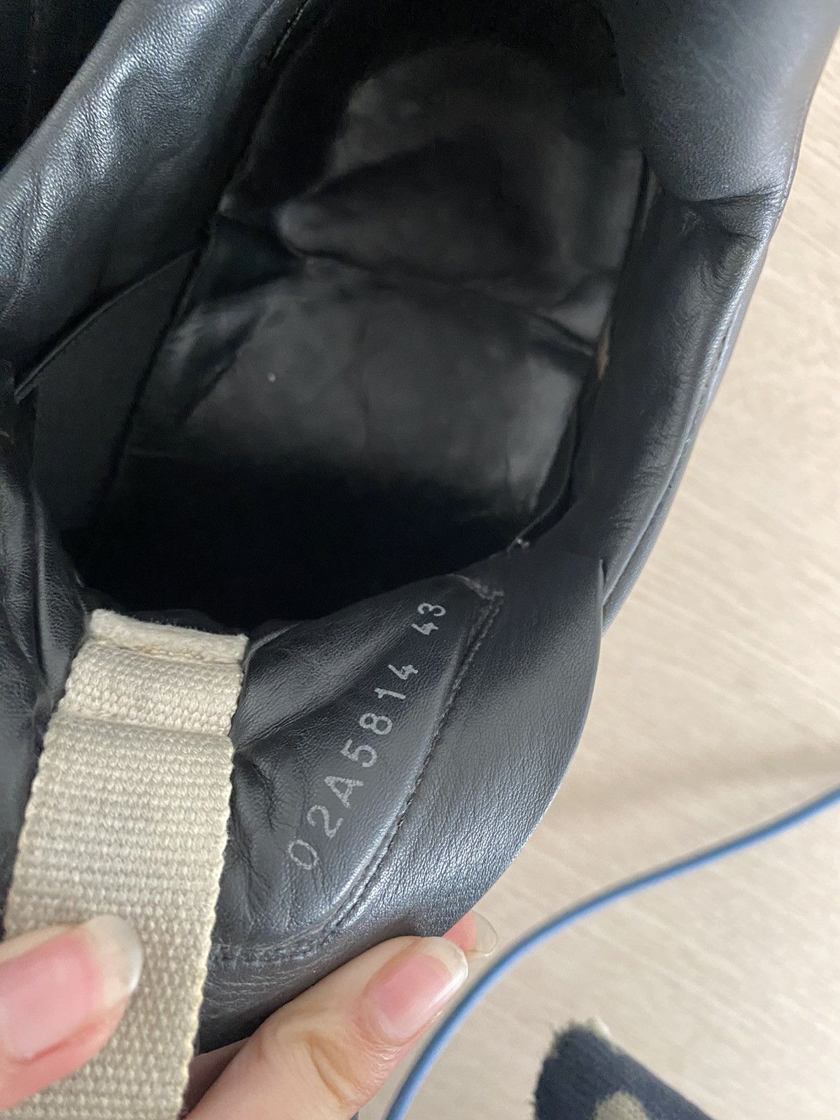 Rick Owens RickOwens Mainline Geth Runner Black Leather SS 21 Size US 10 / EU 43 - 3 Thumbnail