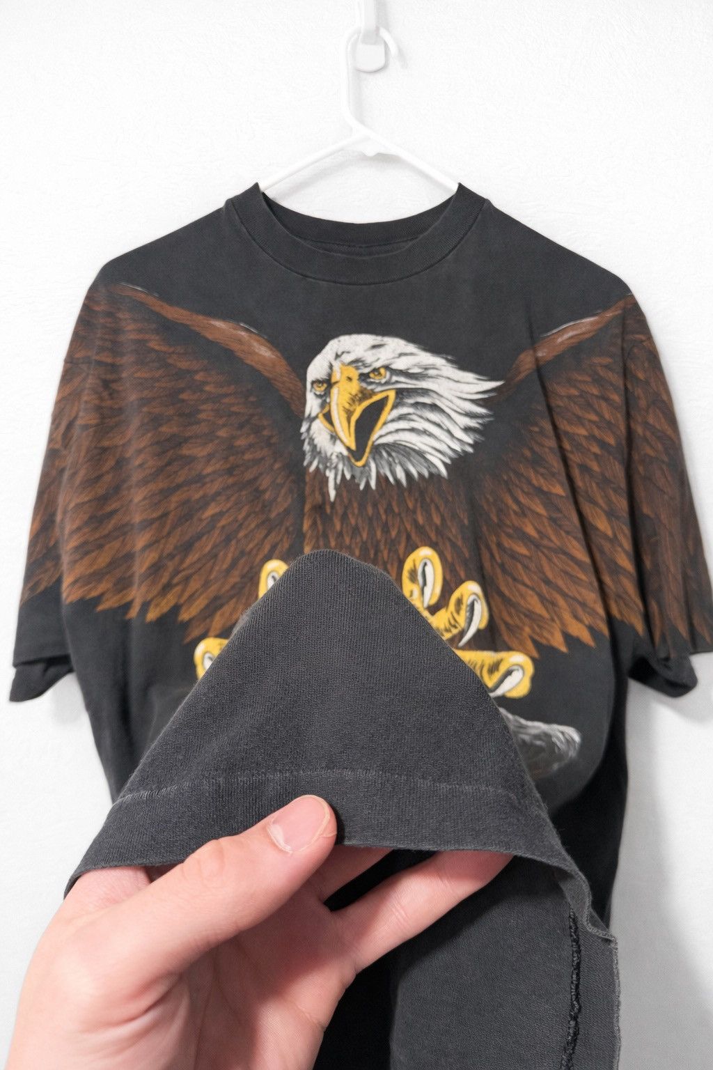 Harley Davidson Harley Davidson Thrashed Eagle AOP Faded Distressed Tee Size US L / EU 52-54 / 3 - 2 Thumbnail