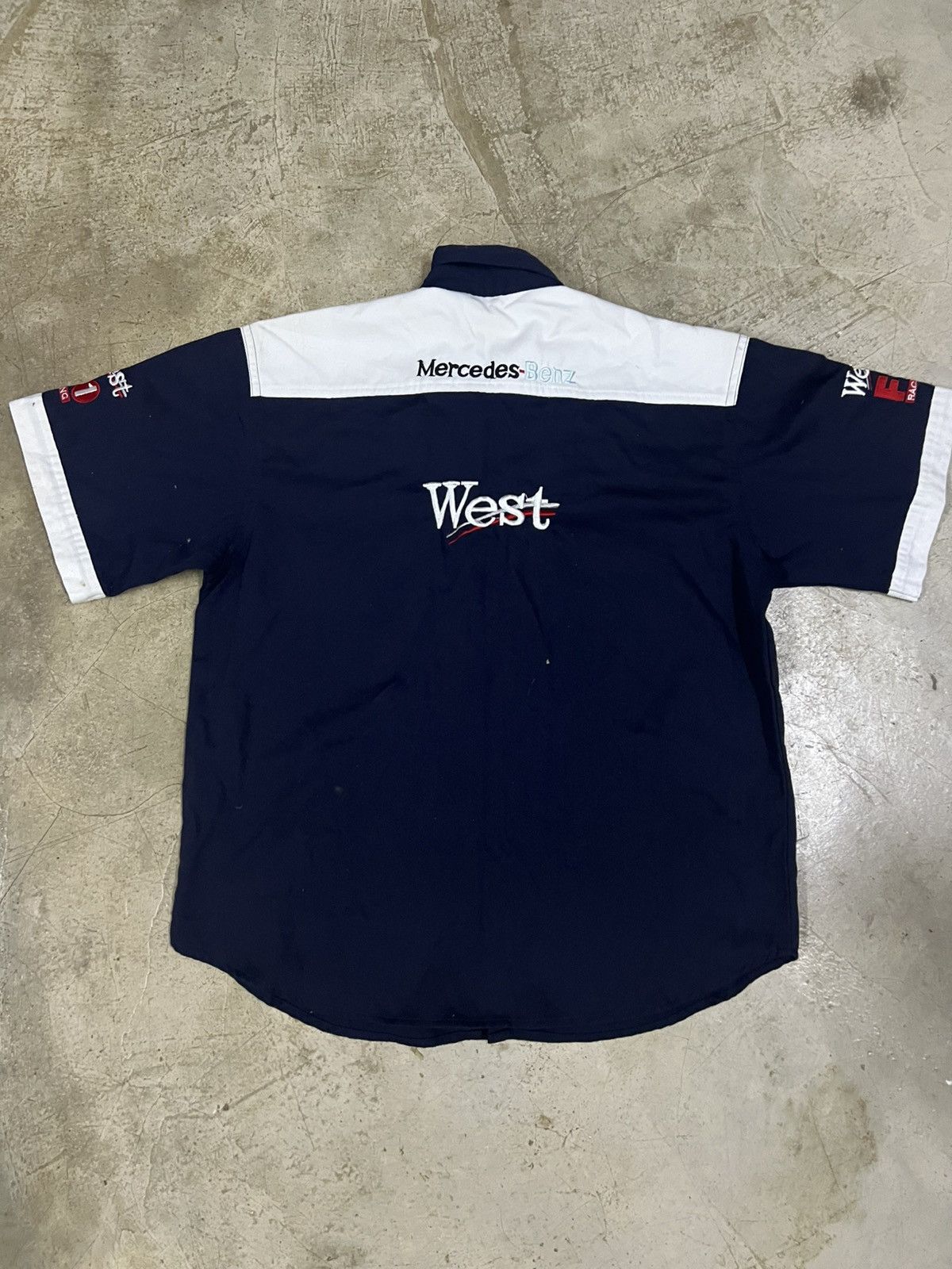 Mercedes-Benz Mercedes Benz West F1 Racing Team Shirt MotorsportCrew Style Size S / US 4 / IT 40 - 4 Thumbnail