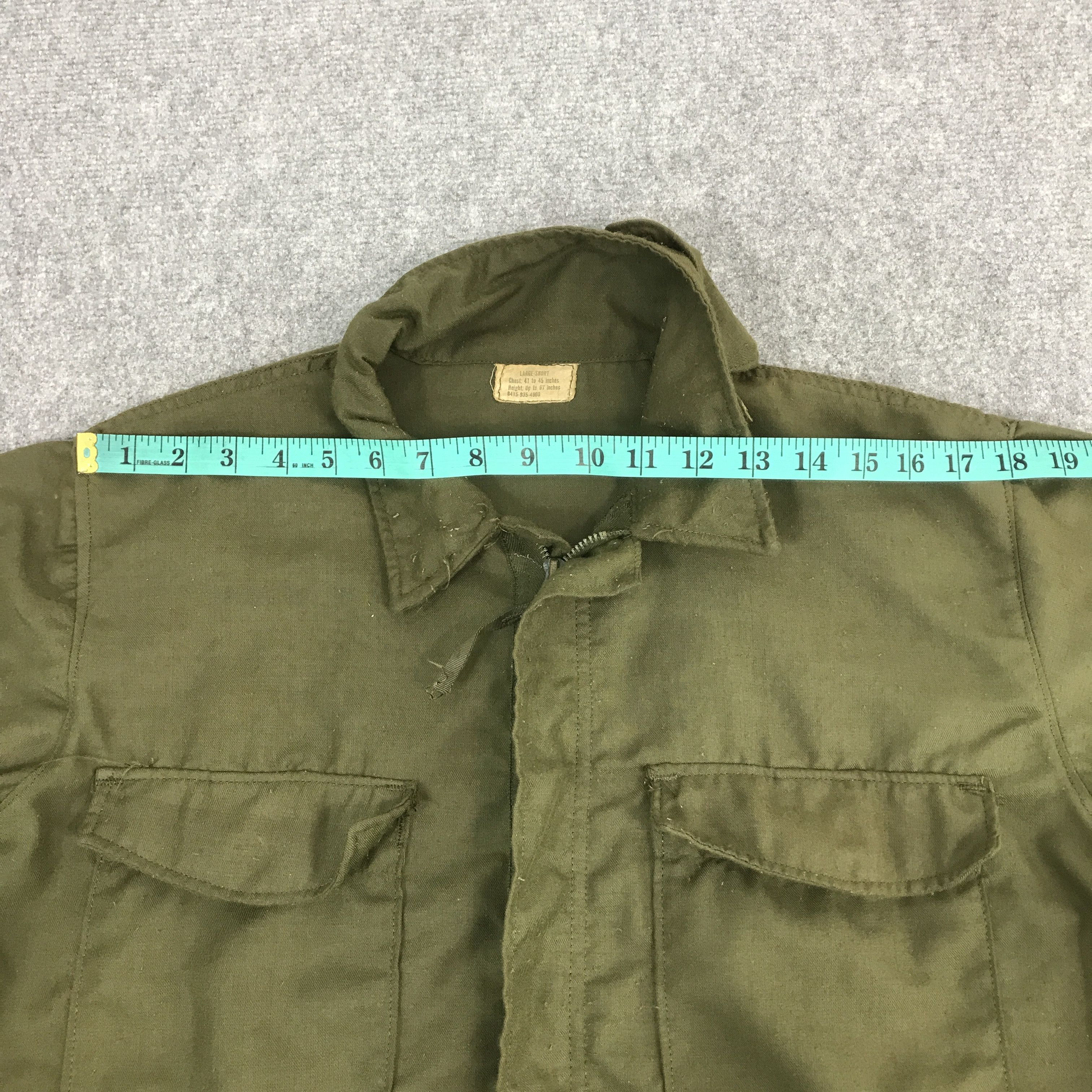 Vintage Vintage Us Army zipper jacket Dsa-100 Size US L / EU 52-54 / 3 - 5 Thumbnail