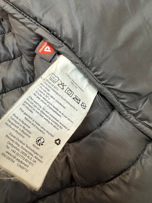Rab Rab Cirrus Alpine Jacket Pertex Primaloft Insulated size XL Size US XL / EU 56 / 4 - 15 Thumbnail