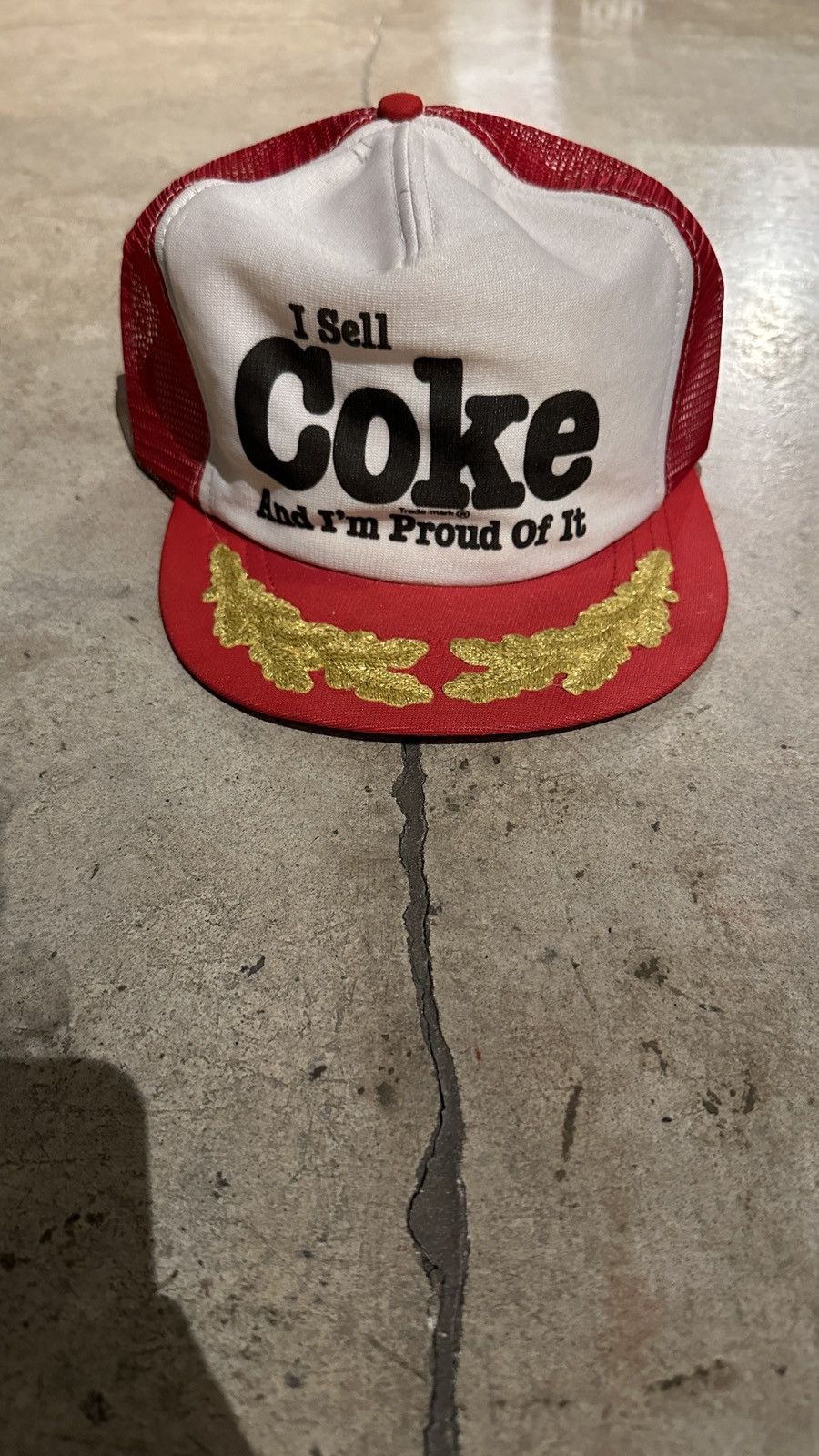 Vintage Vintage 70s Coca Cola Trucker Hat I Sell Coke Rare Size ONE SIZE - 1 Thumbnail