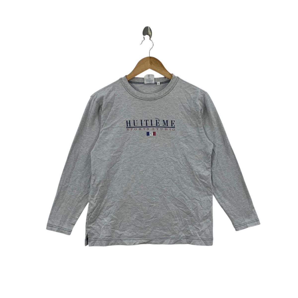 Vintage Vintage HUITIEME SPORTS STUDIO Collection Paris Tee Shirt Size L / US 10 / IT 46 - 1 Thumbnail