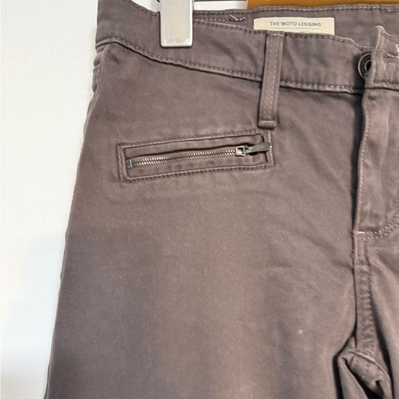 AG Adriano Goldschmied AG Adriano Goldschmied Moto Legging Zipper Skinny Pant Sz 29 Size 29" - 4 Thumbnail