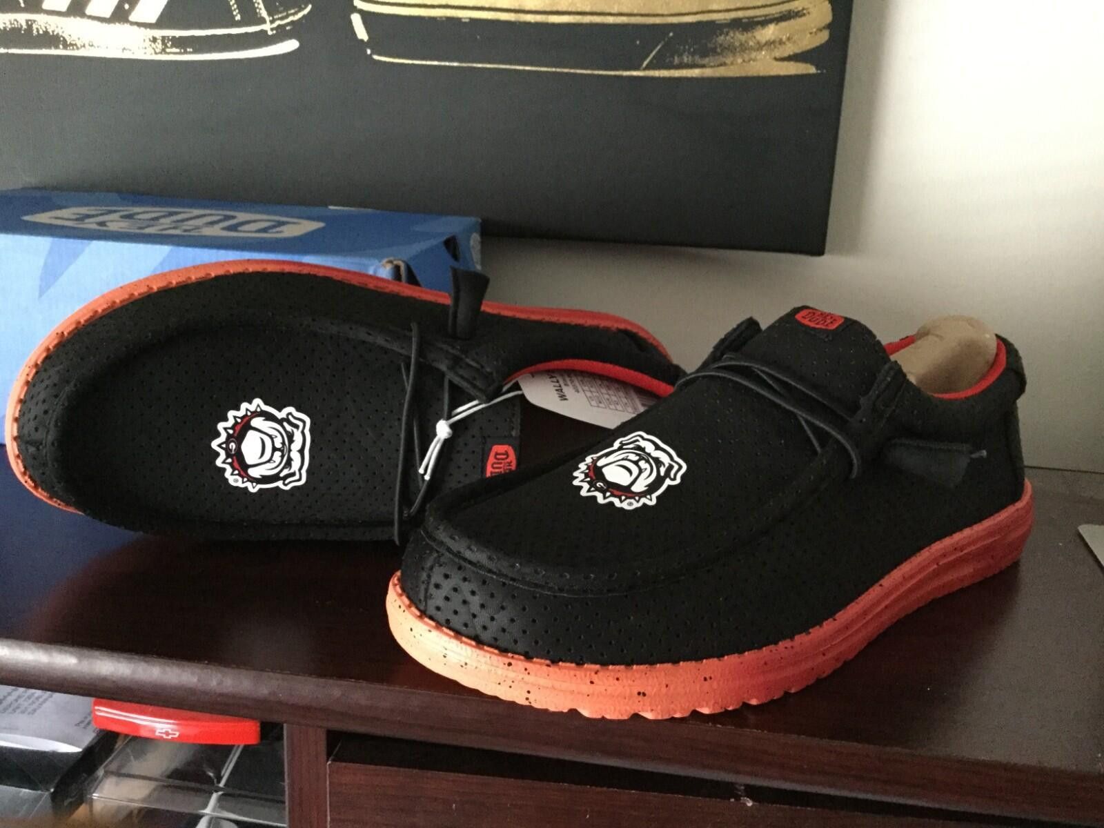 Other Hey Dudes Men Size 10 Georgia Bulldogs NCAA Football Size US 10 / EU 43 - 5 Thumbnail