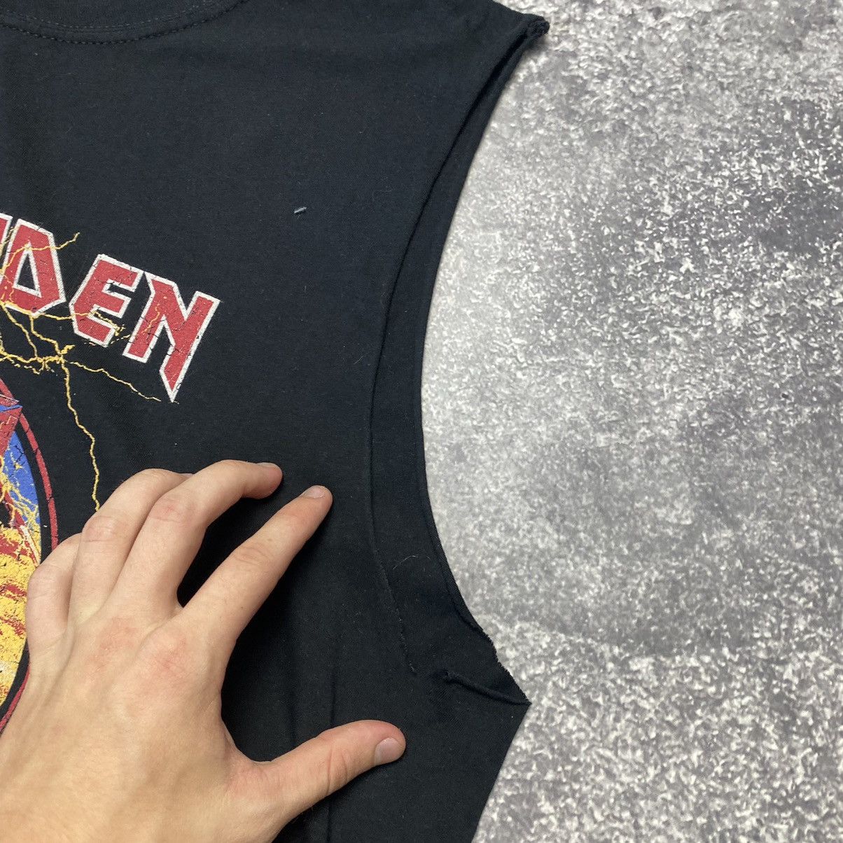 Band Tees × Vintage Vintage Iron Maiden Big Pharaoh Logo rock band sleeveless Size US L / EU 52-54 / 3 - 5 Thumbnail