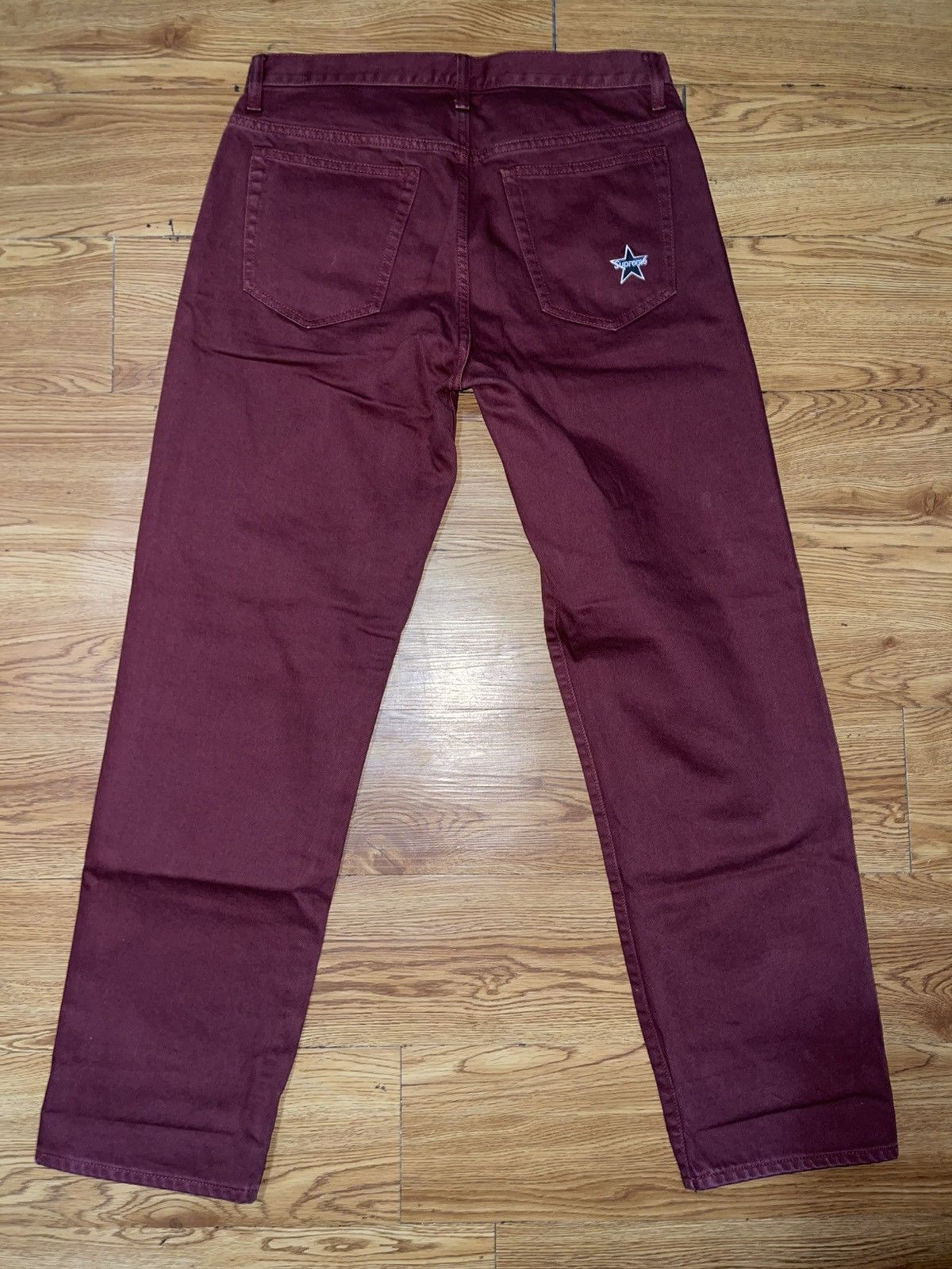 Supreme Regular Jean (FW24) Red Size 30