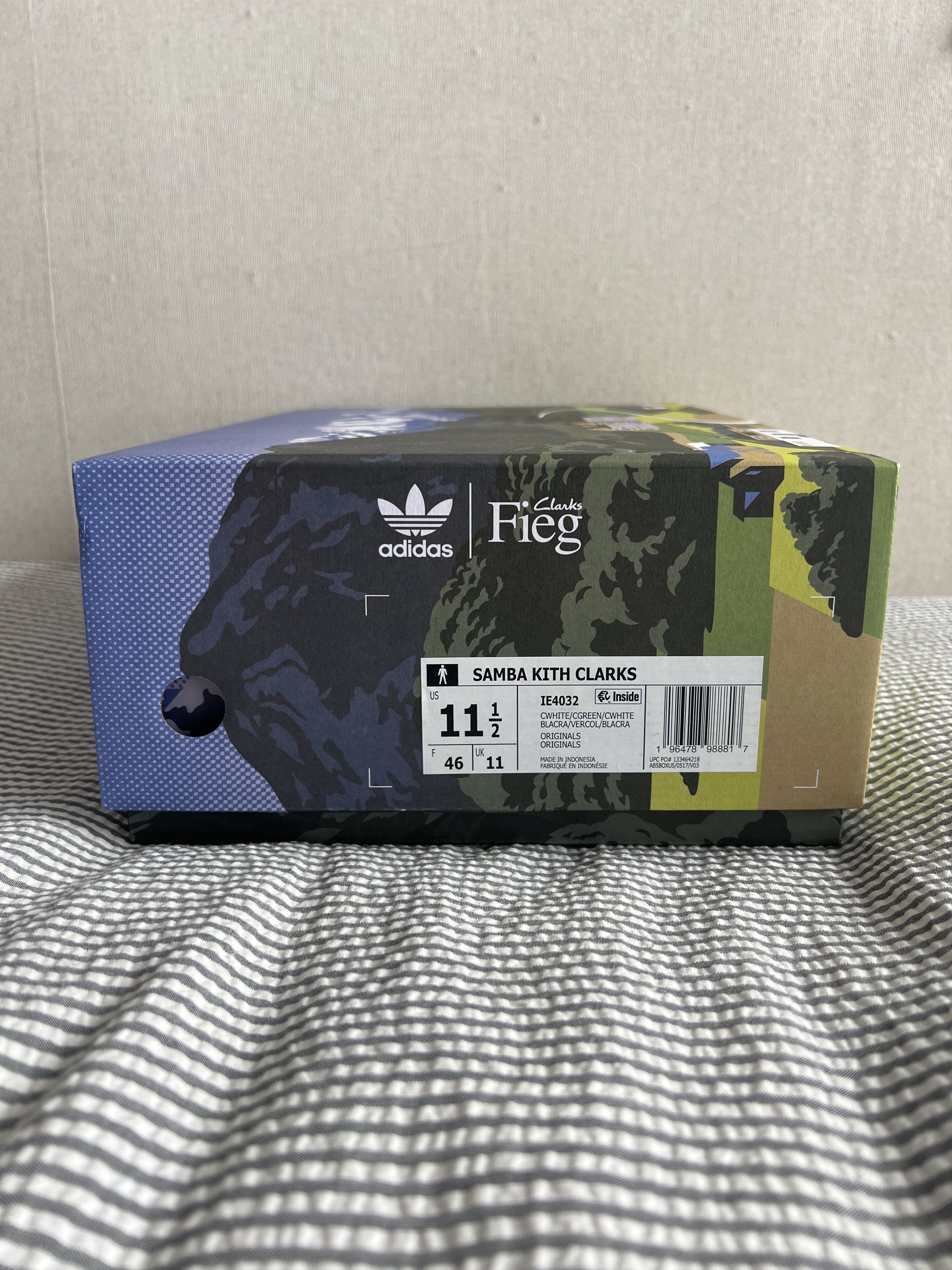 Adidas × Clarks × Kith 8th Street Samba 'Kithmas Collection - White/Multi' Size US 11.5 / EU 44-45 - 13 Thumbnail