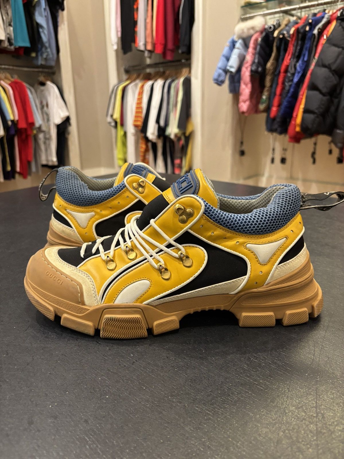 Gucci Gucci Flashtrek Brown Size US 11 / EU 44 - 2 Thumbnail