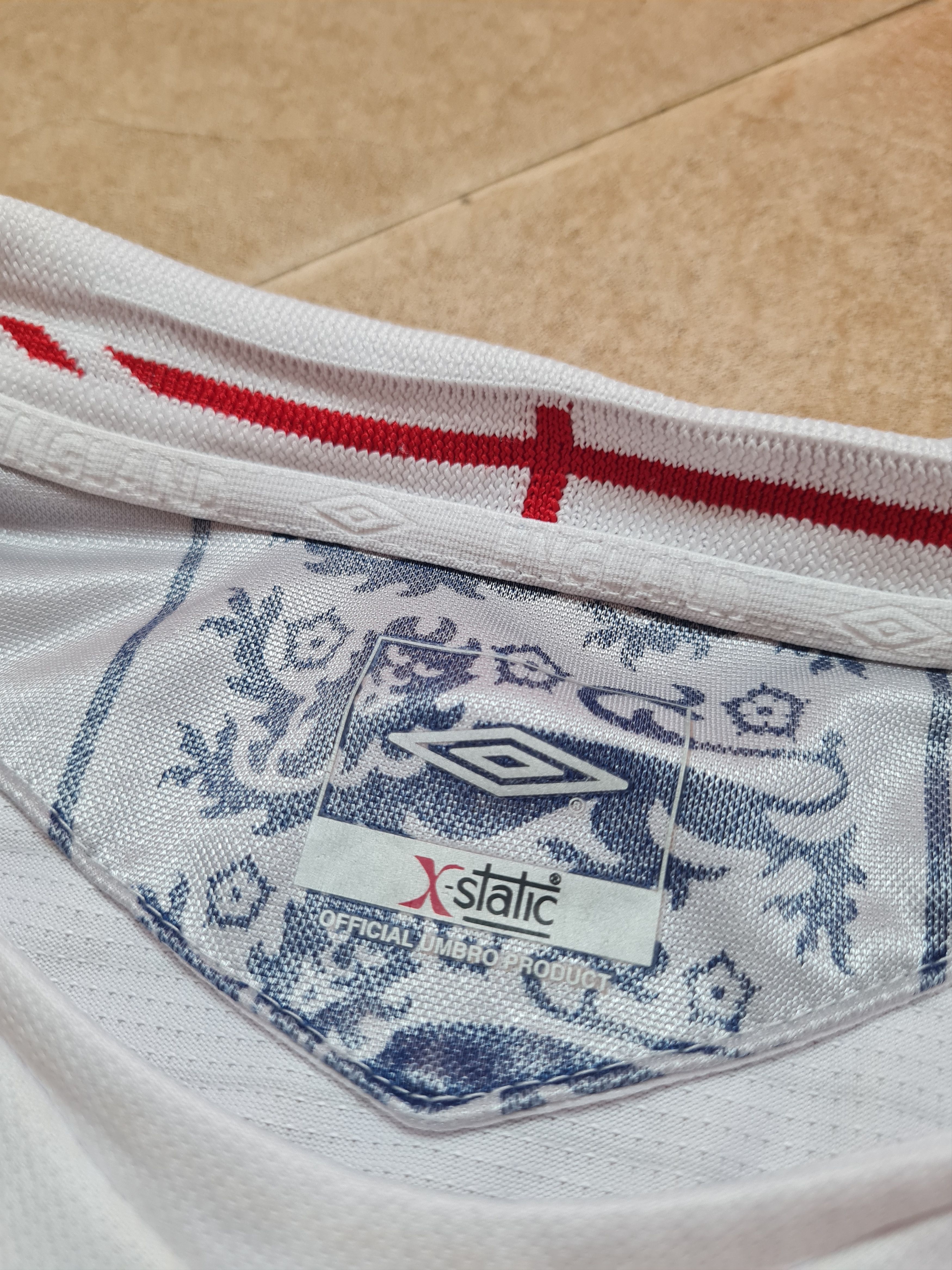 Umbro England Soccer 2006 2007 Home Football Shirt Jersey Umbro Size US XL / EU 56 / 4 - 10 Thumbnail