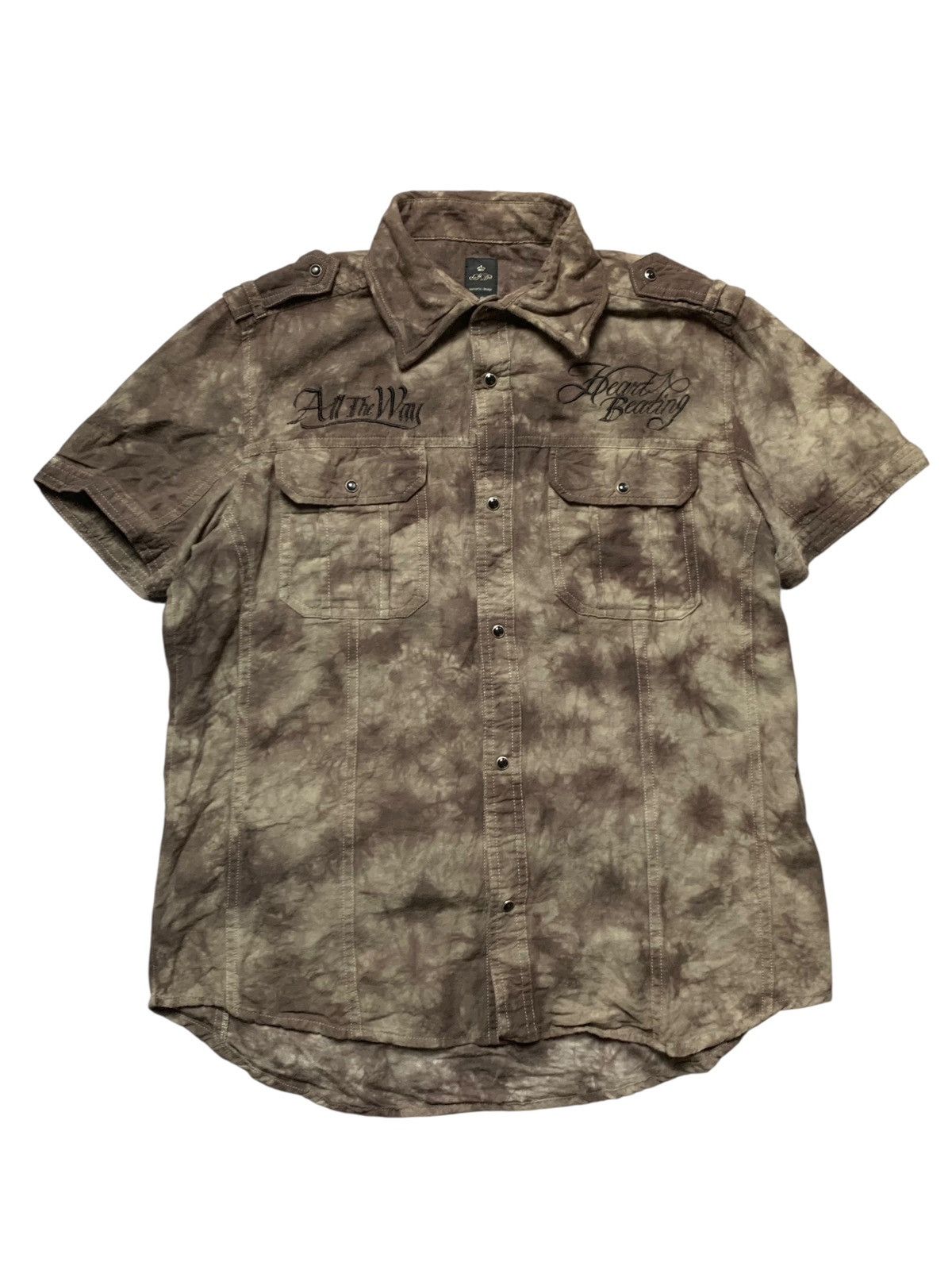 If Six Was Nine vkei Semantic Design AOP short shirt emboidired Size US S / EU 44-46 / 1 - 1 Thumbnail