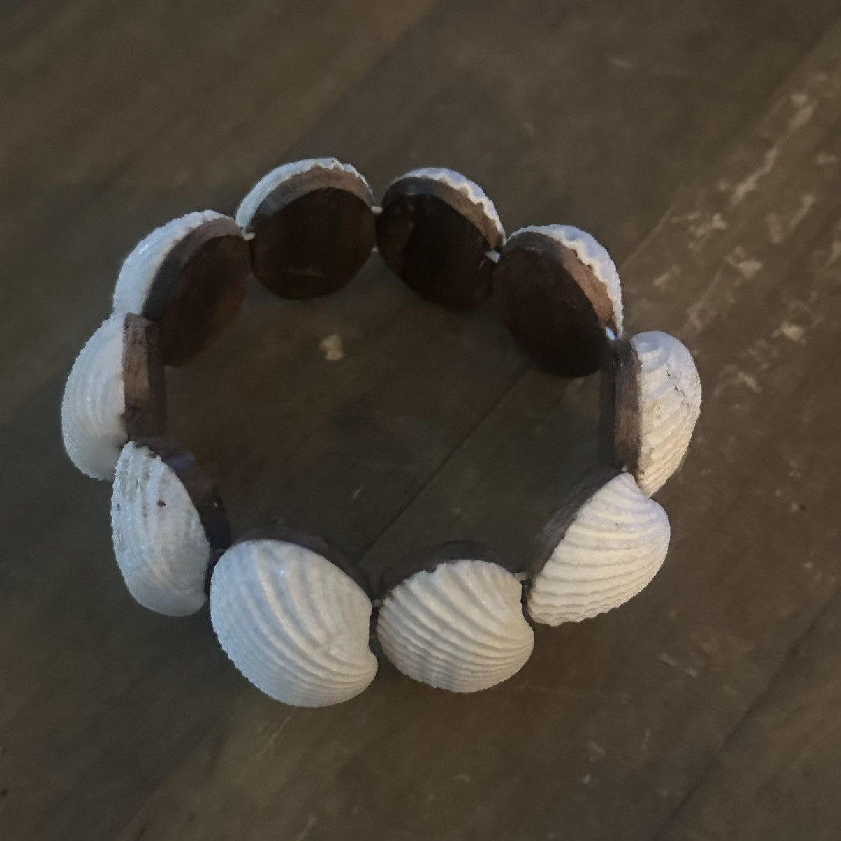 Vintage Vintage cockle shell stretch bracelet Size ONE SIZE - 5 Thumbnail
