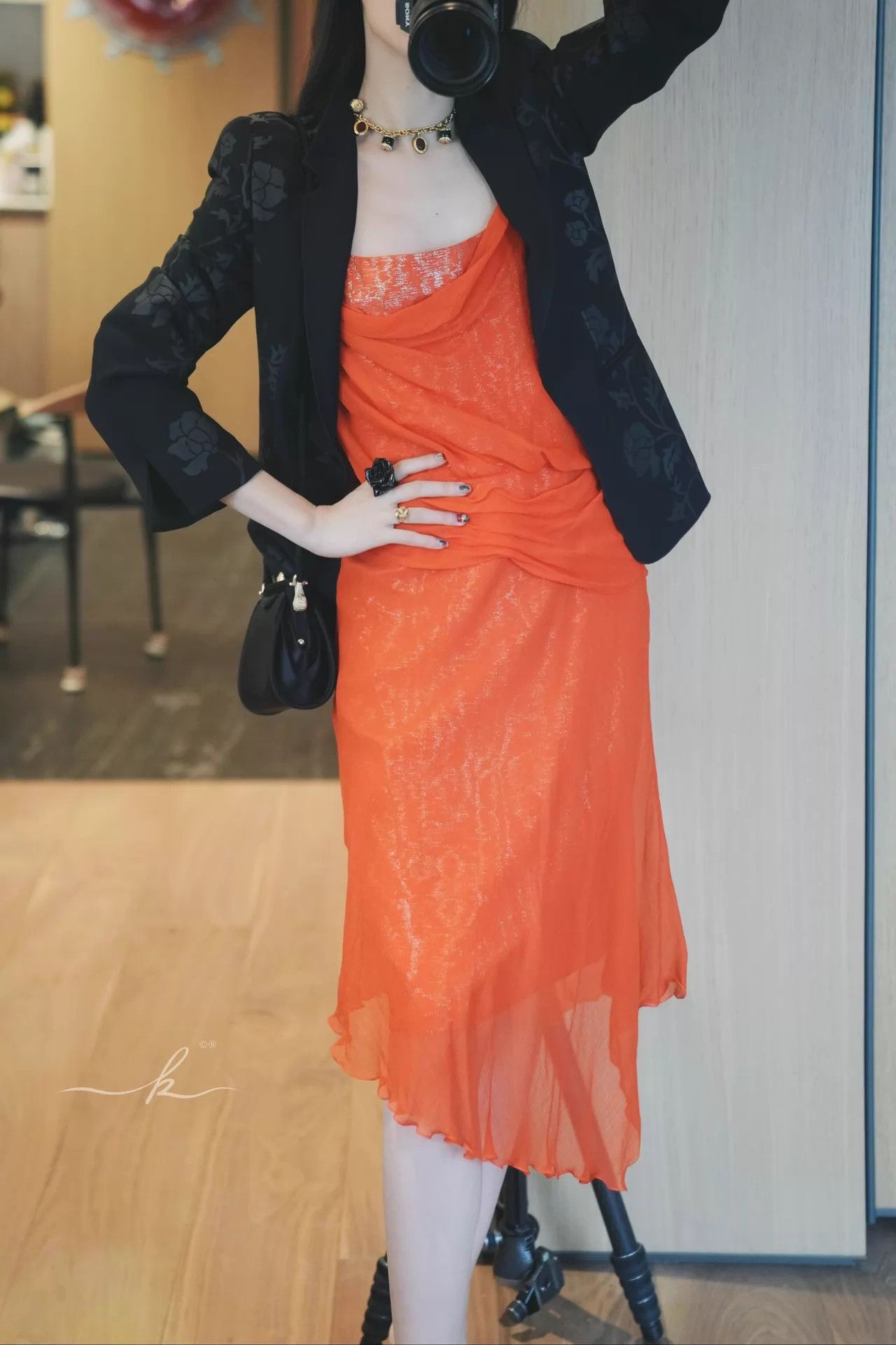 Nina Ricci NINA RICCI VINTAGE SILK DRESS FR40 Size M / US 6-8 / IT 42-44 - 7 Thumbnail