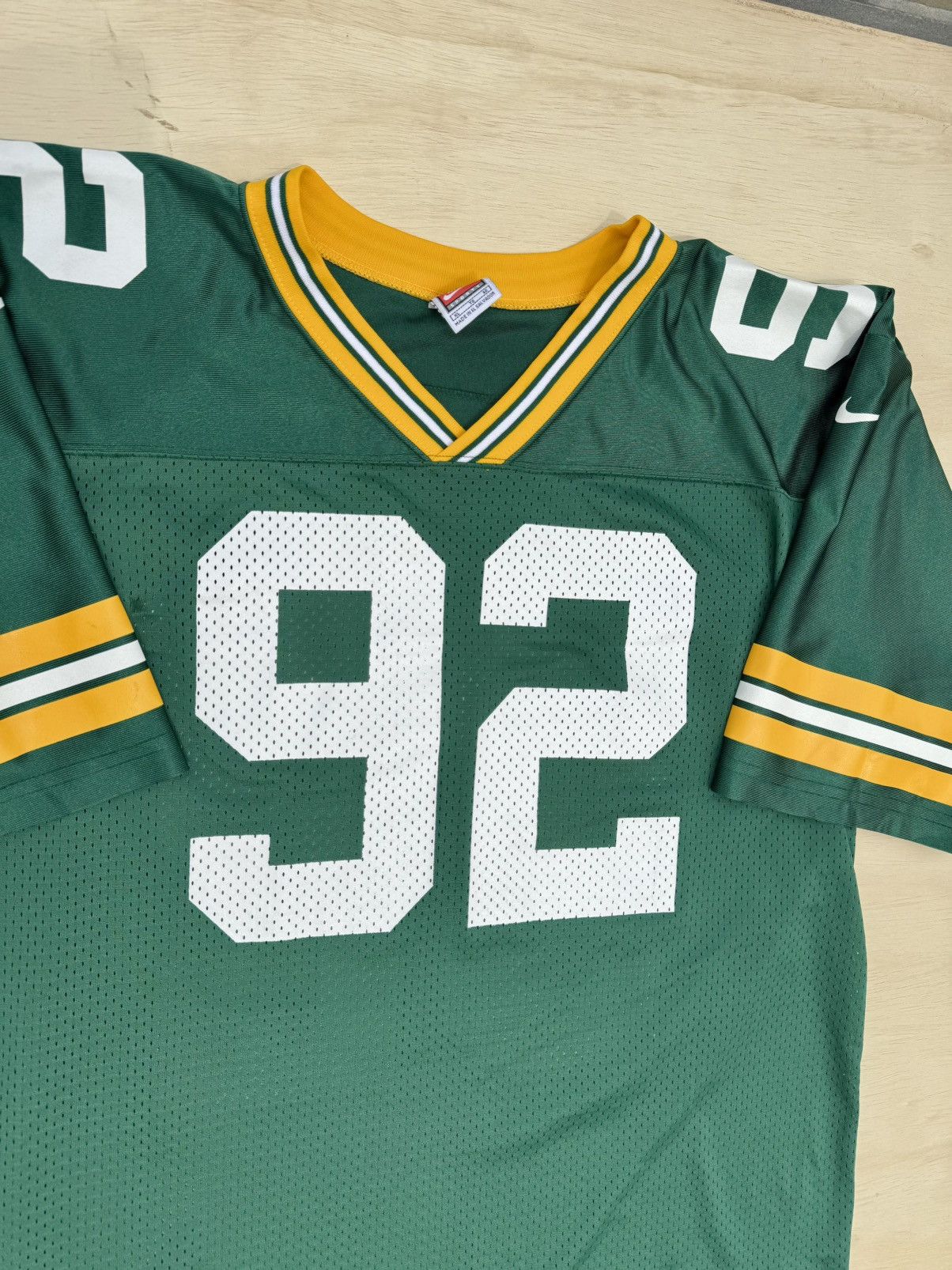 Nike × Vintage Vintage Nike Reggie White Green Bay Packers NFL Jersey Size US XL / EU 56 / 4 - 5 Thumbnail