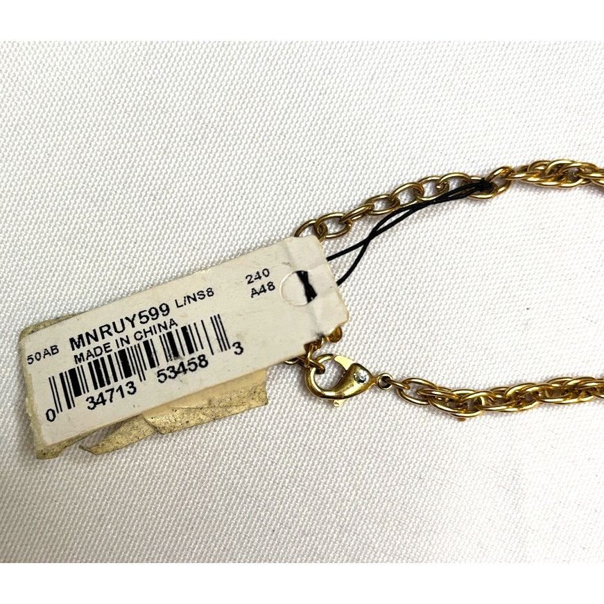 Monet Vintage MONET Amber Pendant Signed Statement Necklace | NWT Size ONE SIZE - 4 Thumbnail
