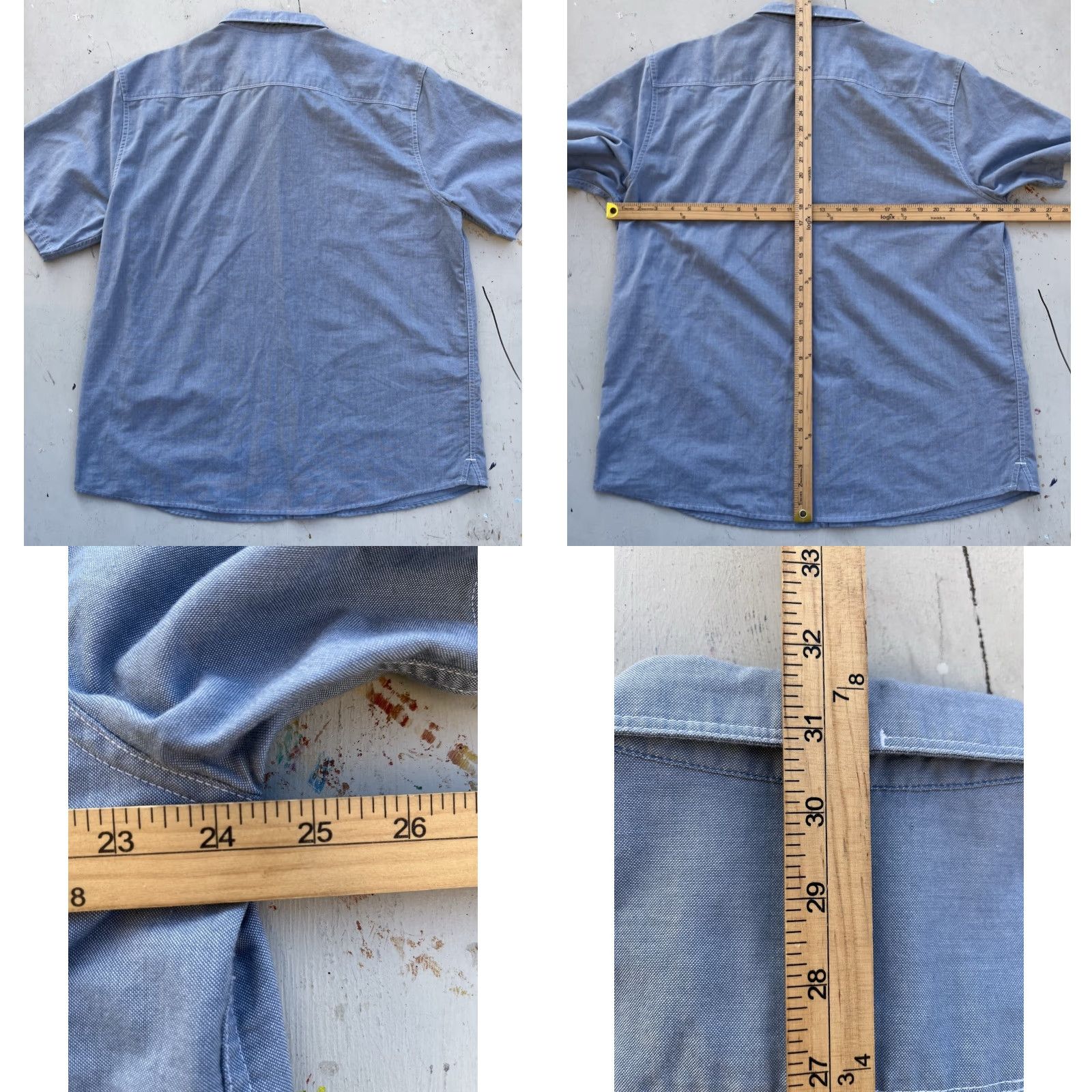 Mountain Hardwear VINTAGE? No — Actually: Mountain Hardwear Shirt Button-Up Blue XL Men's Workwear Classic Ranch 90s logo Size US XL / EU 56 / 4 - 8 Thumbnail