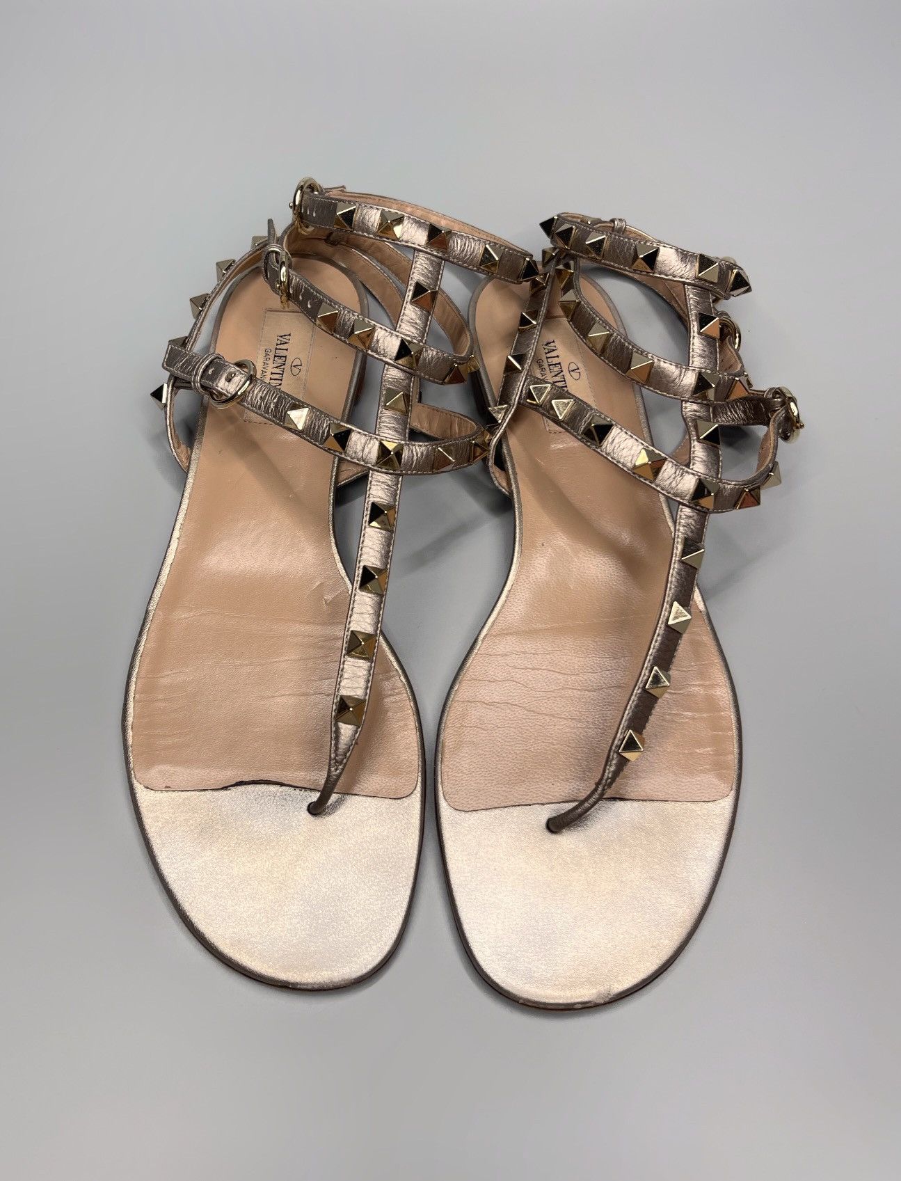 Valentino Valentino Garavani Rockstud Rubber Sandal Made in Italy Size US 10.5 / IT 40.5 - 3 Thumbnail