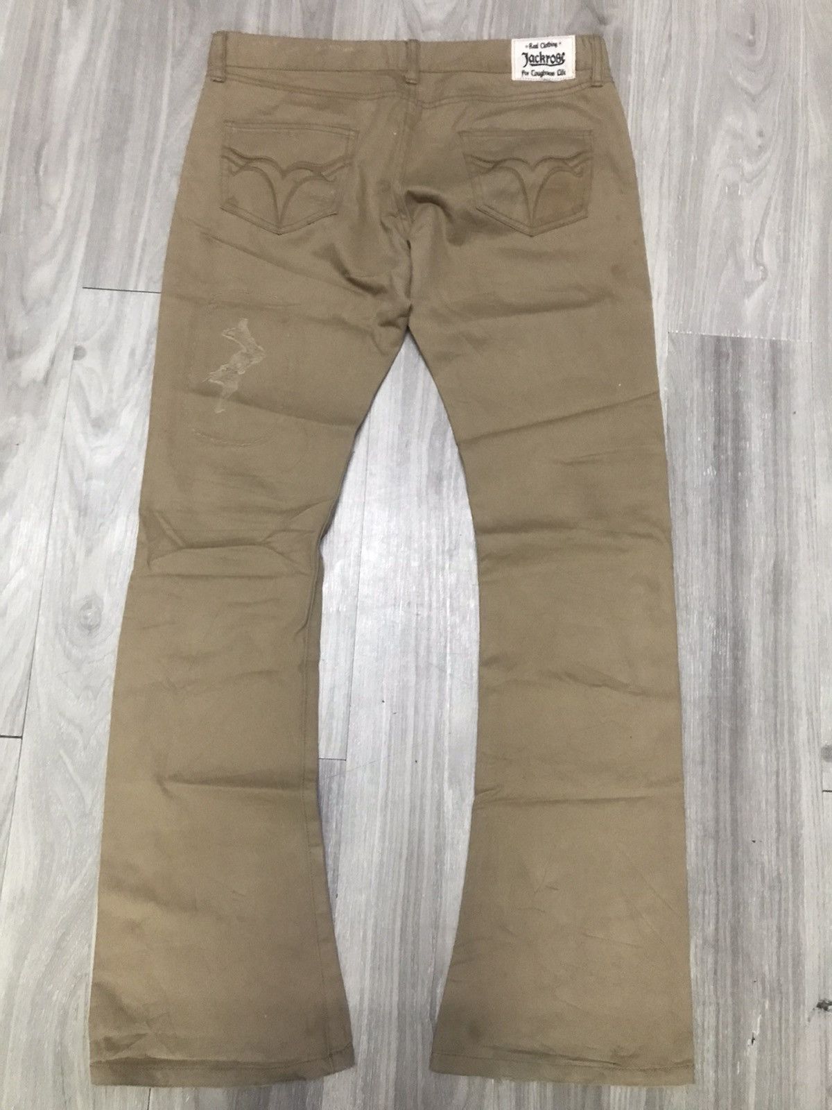JACKROSE JACKROSE Lowrise Flared Cotton Pants Size US 29 - 8 Thumbnail