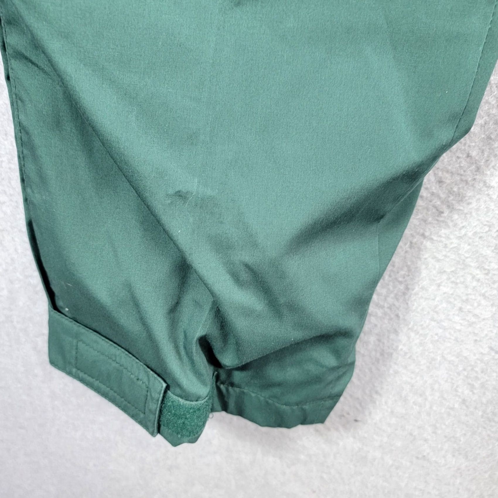 Logo 7 Vintage Nikken pants Mens Large Polyester Cotton Green Logo Track windbreaker Size US 33 - 5 Thumbnail