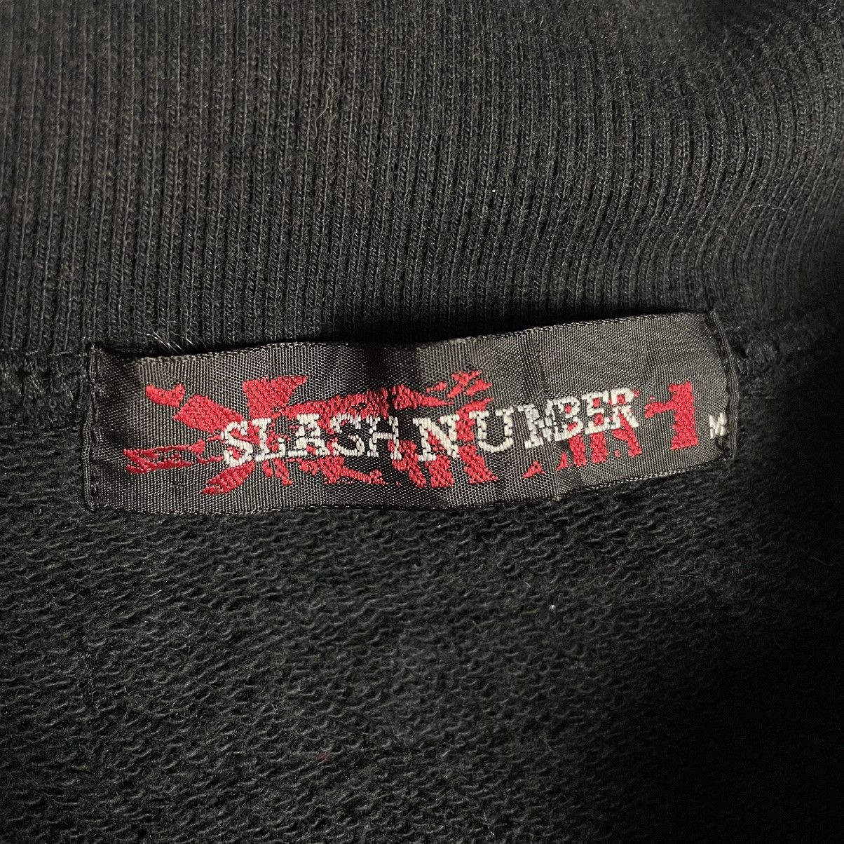 If Six Was Nine × Japanese Brand × Le Grande Bleu (L.G.B.) 🇯🇵 SLASH NUMBER SEDITIONARIES PUNK FULL ZIP SWEATER JACKET Size US M / EU 48-50 / 2 - 17 Thumbnail