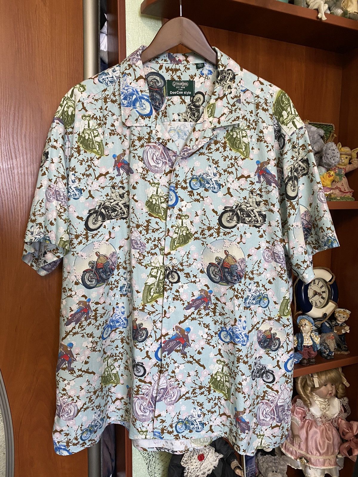 image of Gitman Bros Vintage x Hawaiian Shirt Gitman Bros X Deecee Style Limited Hanami Shirt Camp (Size 2XL