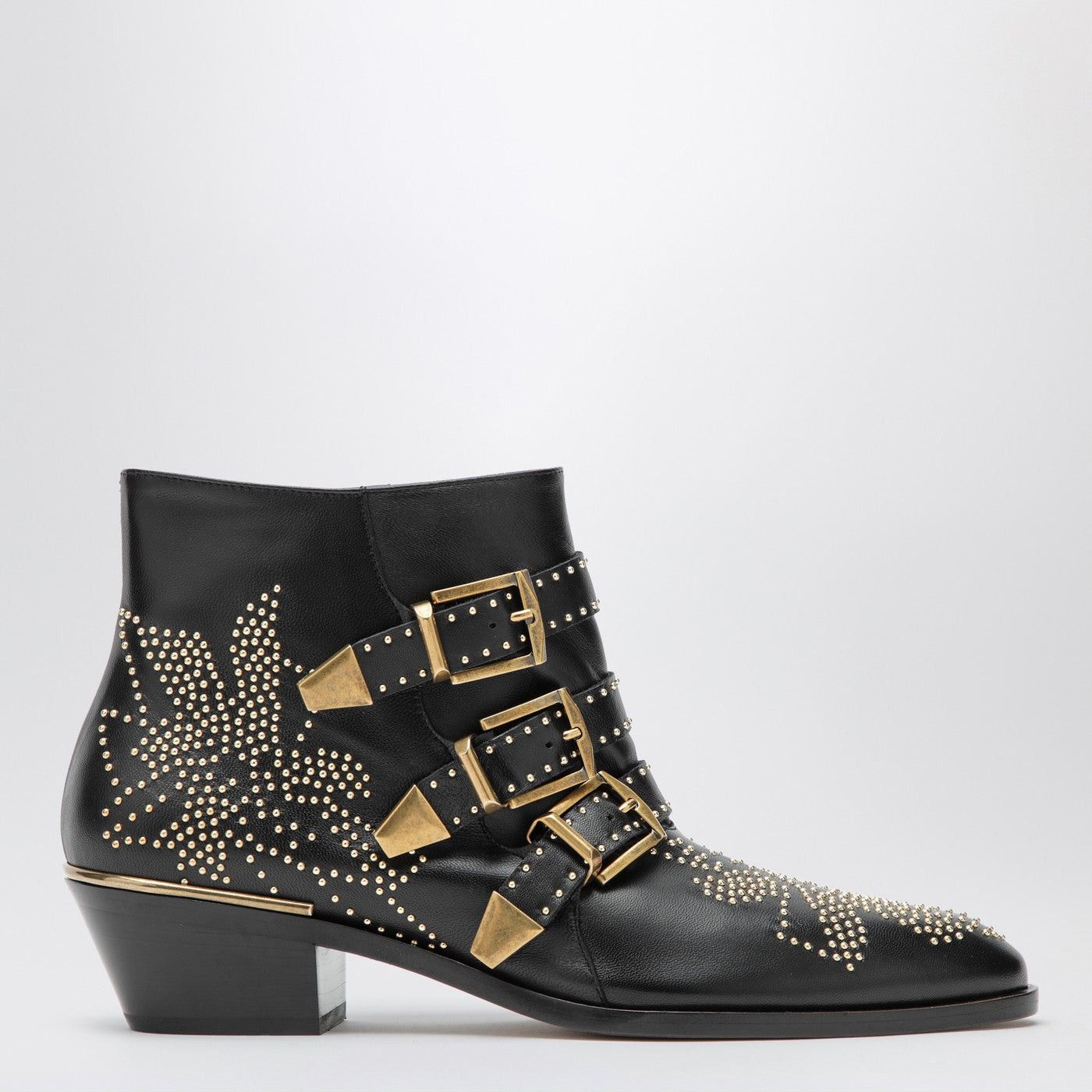 Chloe Chloe Susanna Ankle Boots In Black With Studs Size US 8 / IT 38 - 1 Thumbnail