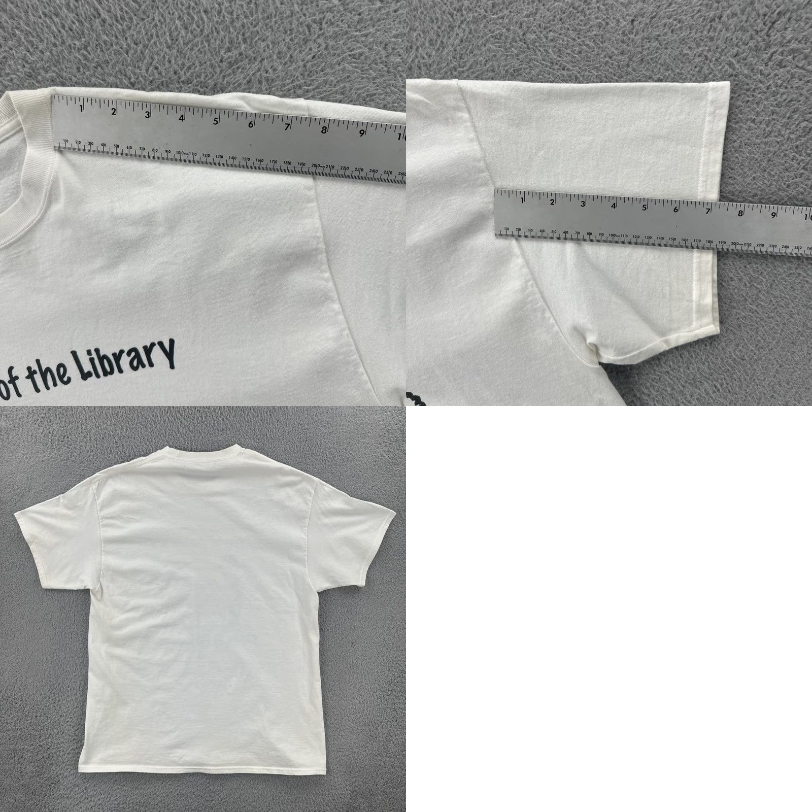 Vintage VINTAGE Mens XL White R. Cate New Mexico Cartoonist Santa Fe NM Public Library Day Tee Size US XL / EU 56 / 4 - 9 Thumbnail