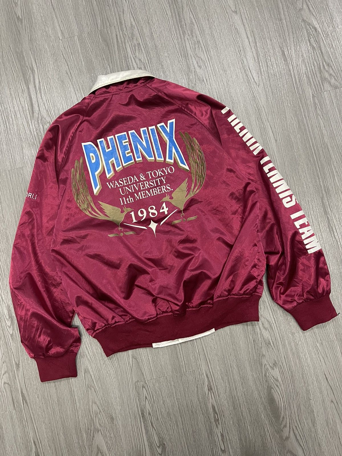 Japanese Brand × Vintage Vintage Reversible Village Stone Phenix Tennis Japan Jacket Size US M / EU 48-50 / 2 - 1 Thumbnail